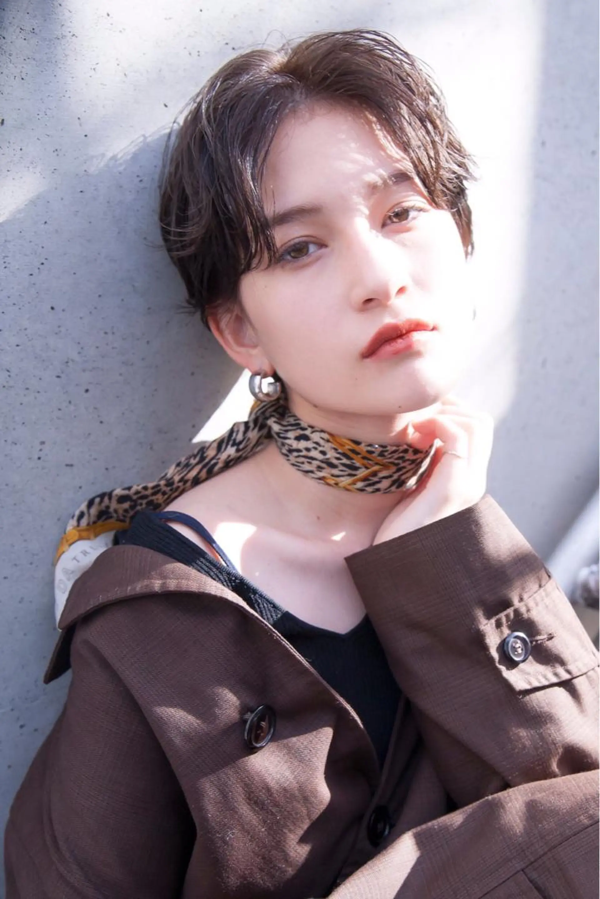 ショート カラー カット ヘッドスパ ヘアセット 店長 茂野聖史のヘアスタイル