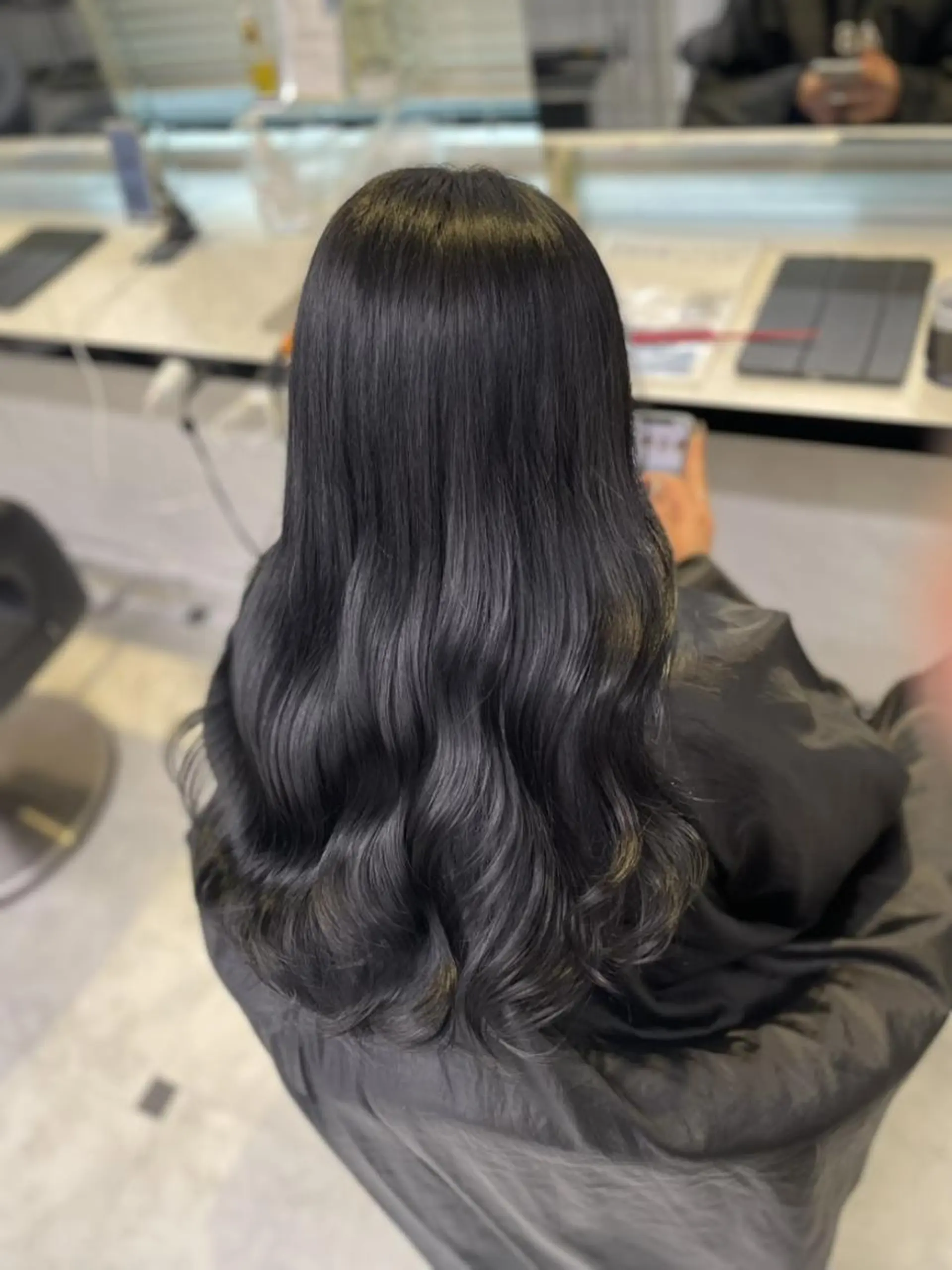 カラー 美髪透明感カラー🫧 銀座ACADEMYのヘアスタイル