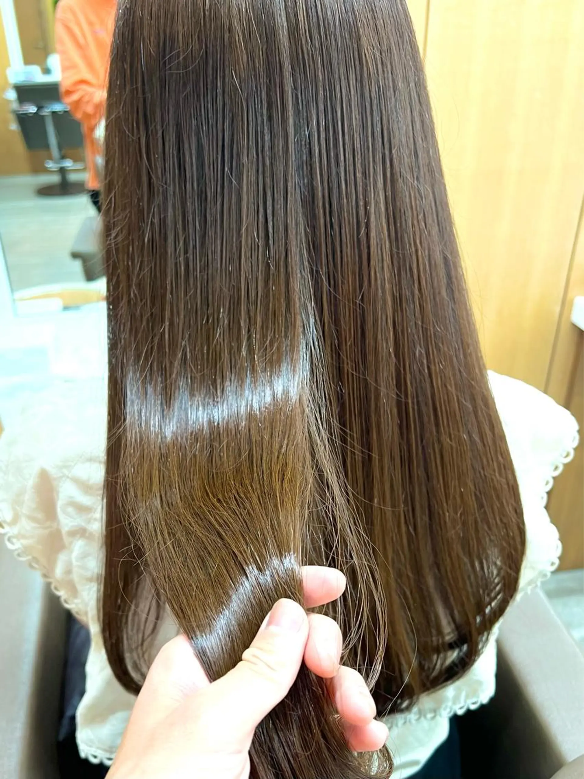ロング カラー グレージュ 透明感カラー/ イルミナカラーヒロキのヘアスタイル