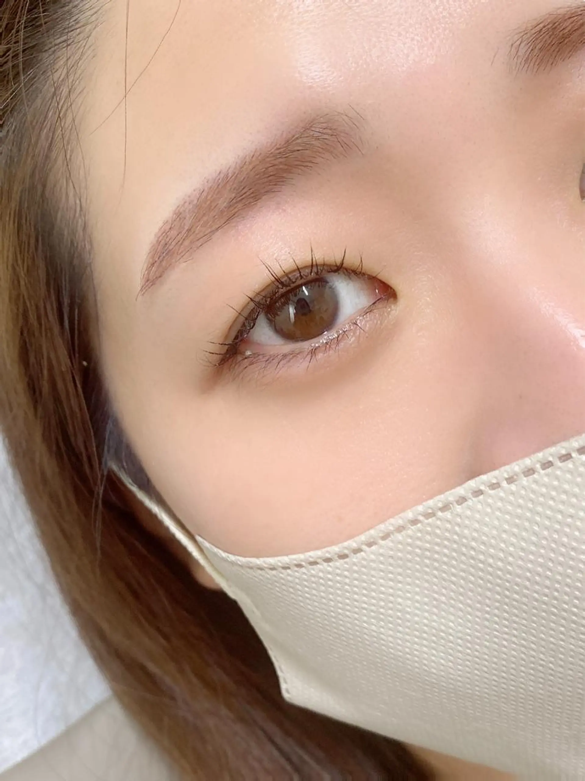 アイブロウ 眉カラー 眉毛ワックス脱毛 ルイール所属・［光の森］ルイール まつげ・眉ワックスのマツエク・マツパデザイン