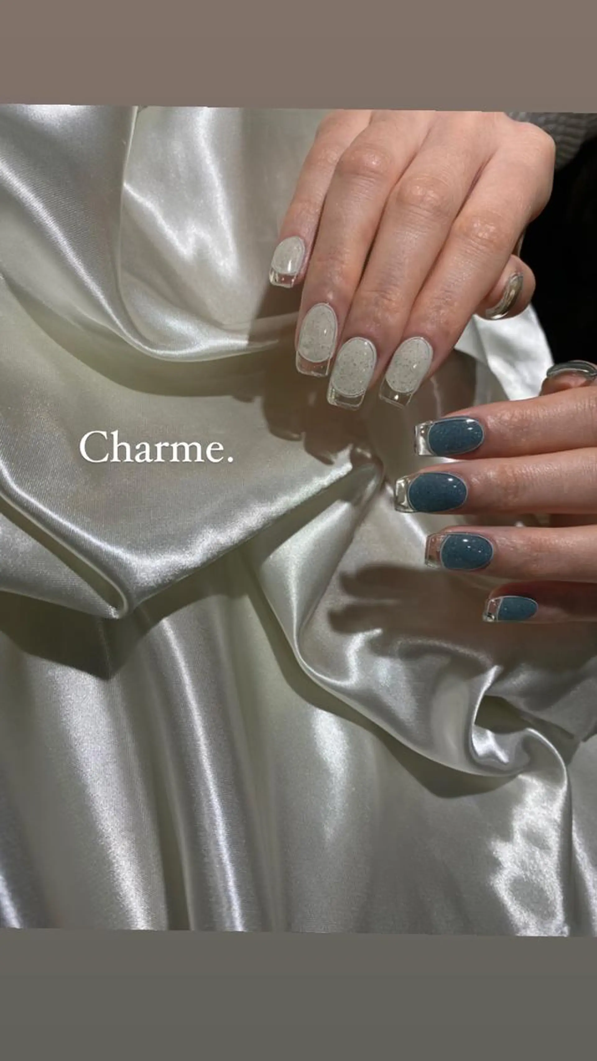 ネイル 持ち込み ニュアンスネイル Charme. NOBUKOのネイルデザイン