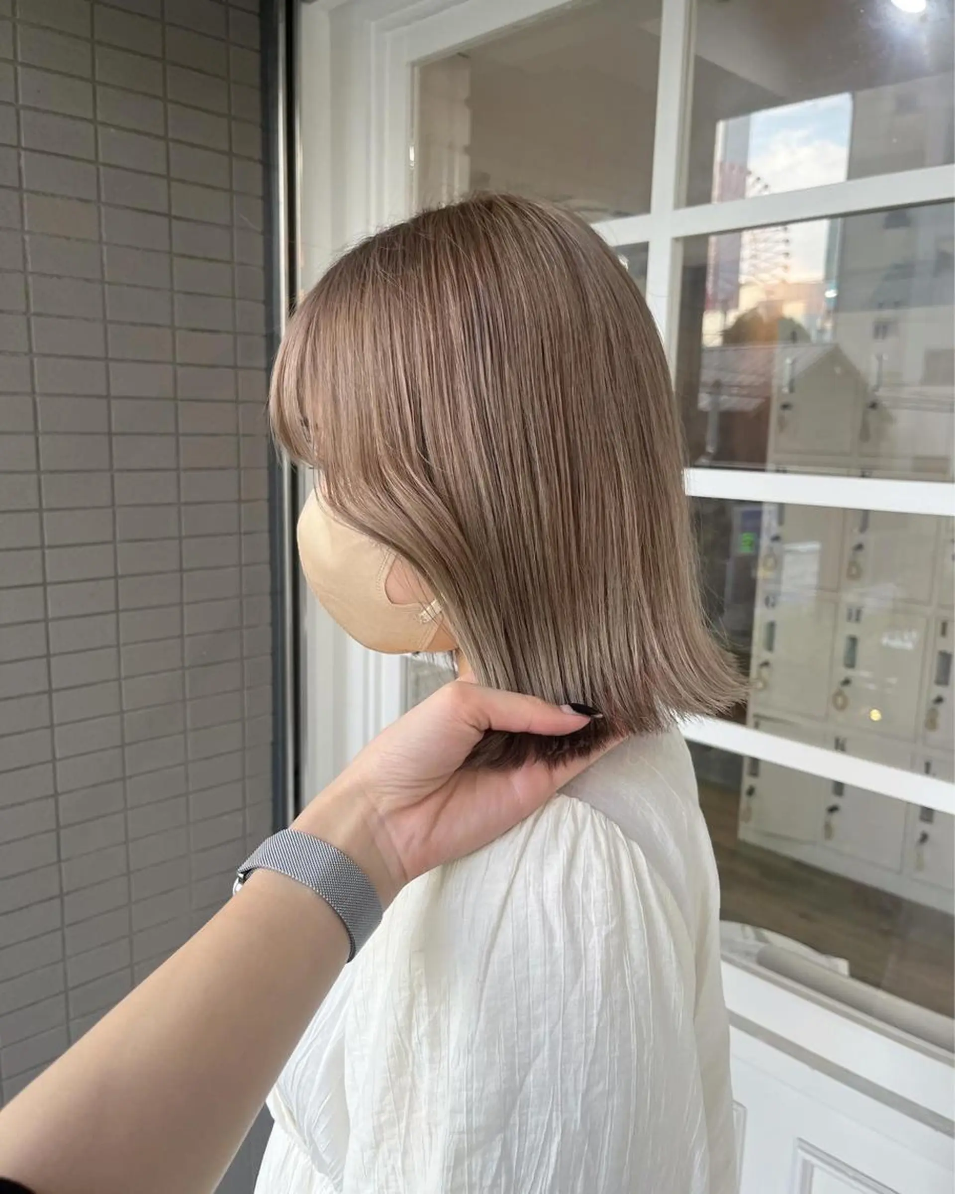 ミディアム カラー マツエク・マツパ 𝗺𝗶𝗸𝘂♡ 似合わせ🎀のヘアスタイル