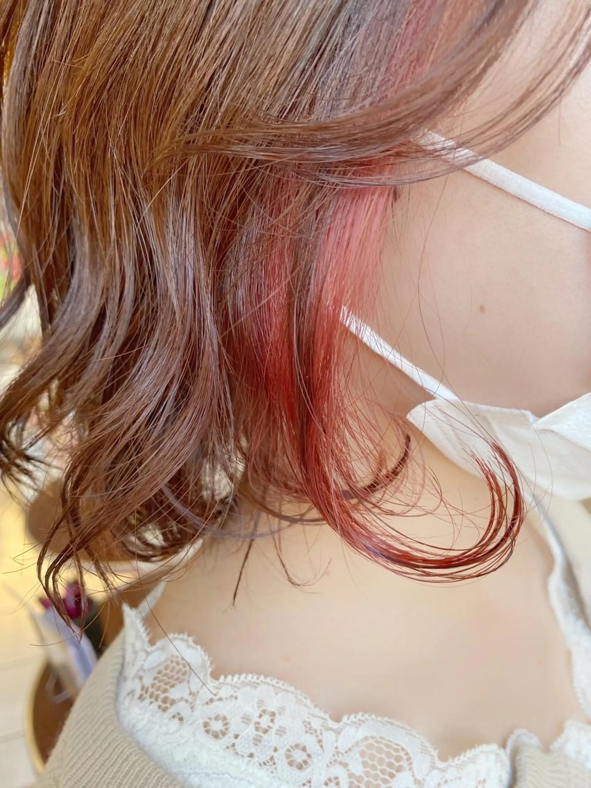 ミディアム カラー ブリーチ force  hair所属・🫧富田 苑実🫧のヘアスタイル