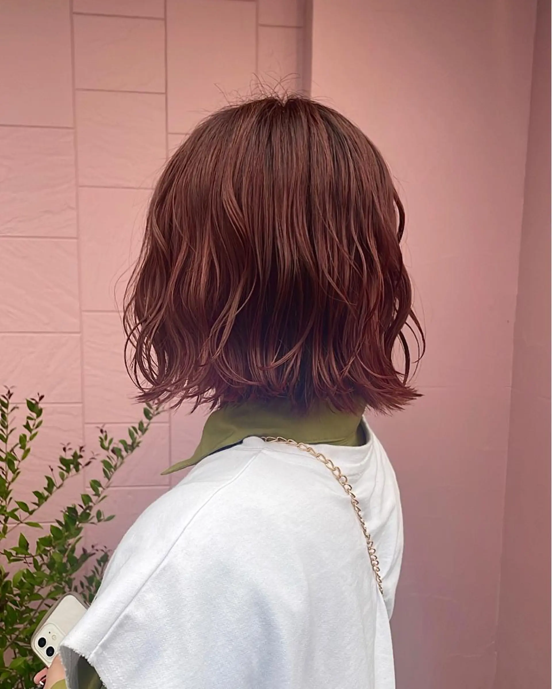 ショート カラー ベージュ/透明感/ 桃子のヘアスタイル