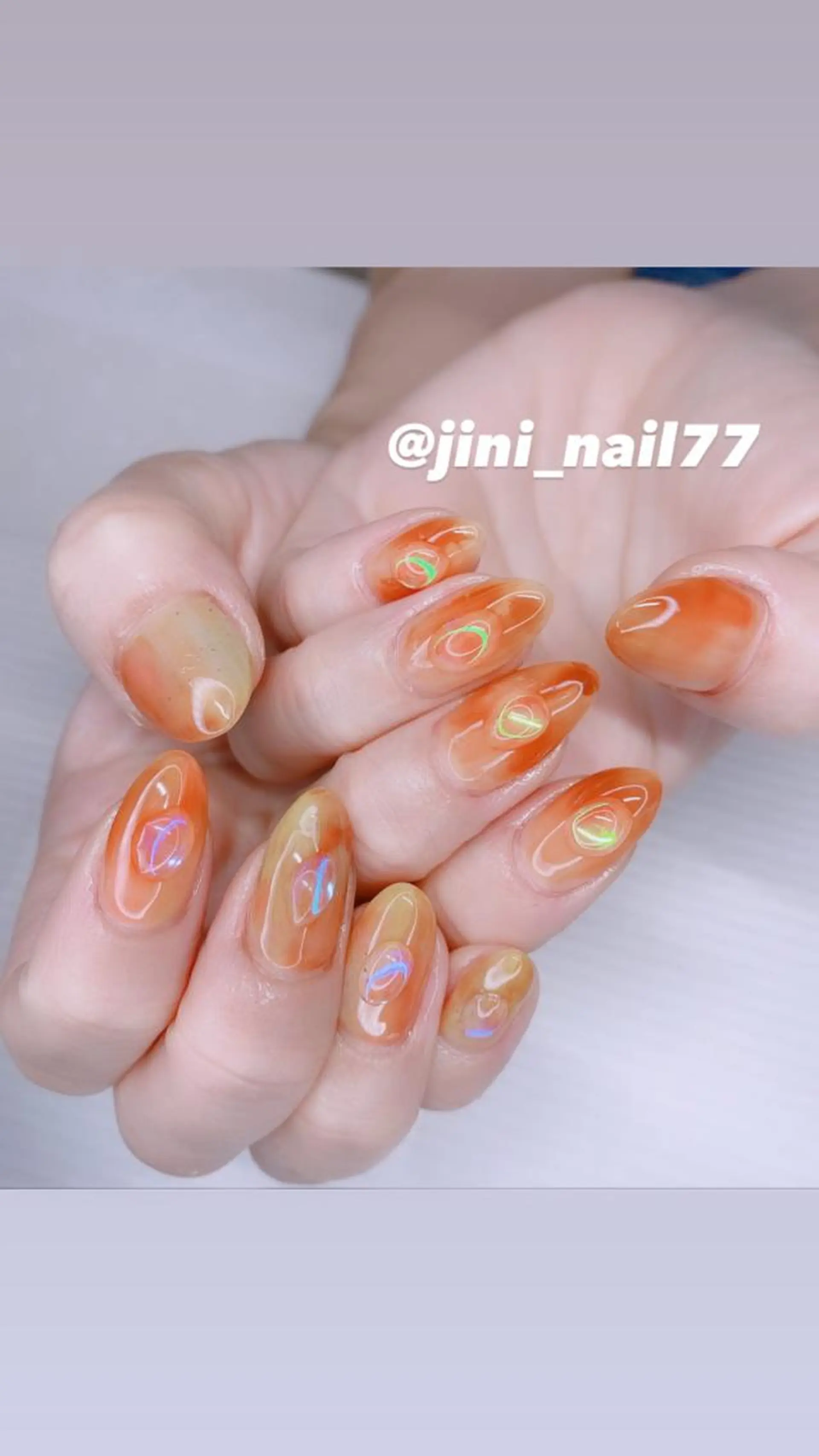 ネイル ハンドネイル JINI NAIL所属・ジニ ネイルのネイルデザイン