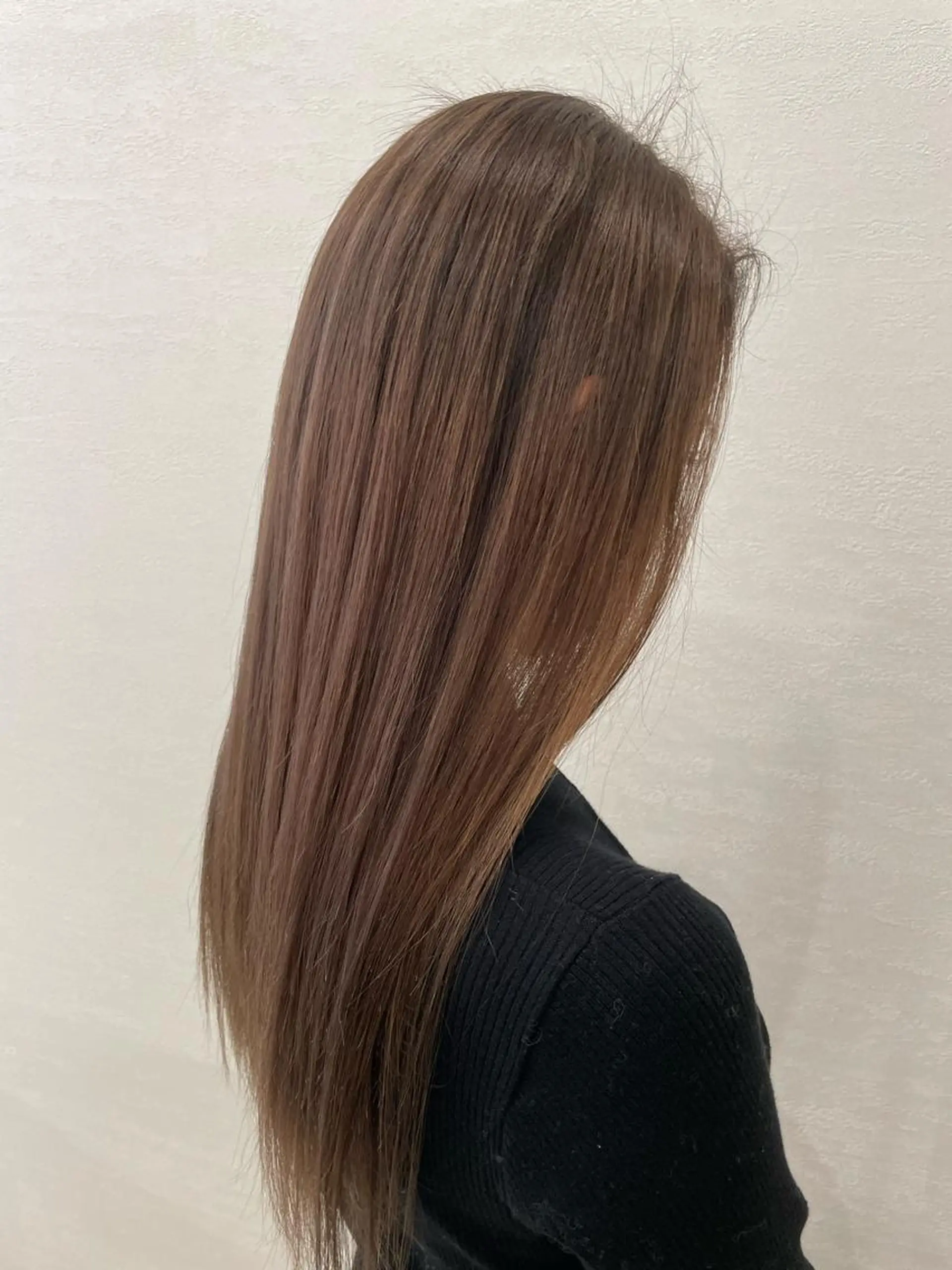 ロング カラー グレージュ ミルクティーグレージュ AGU hair vigor 三条店所属・AGU 三条店 林　雄のヘアスタイル