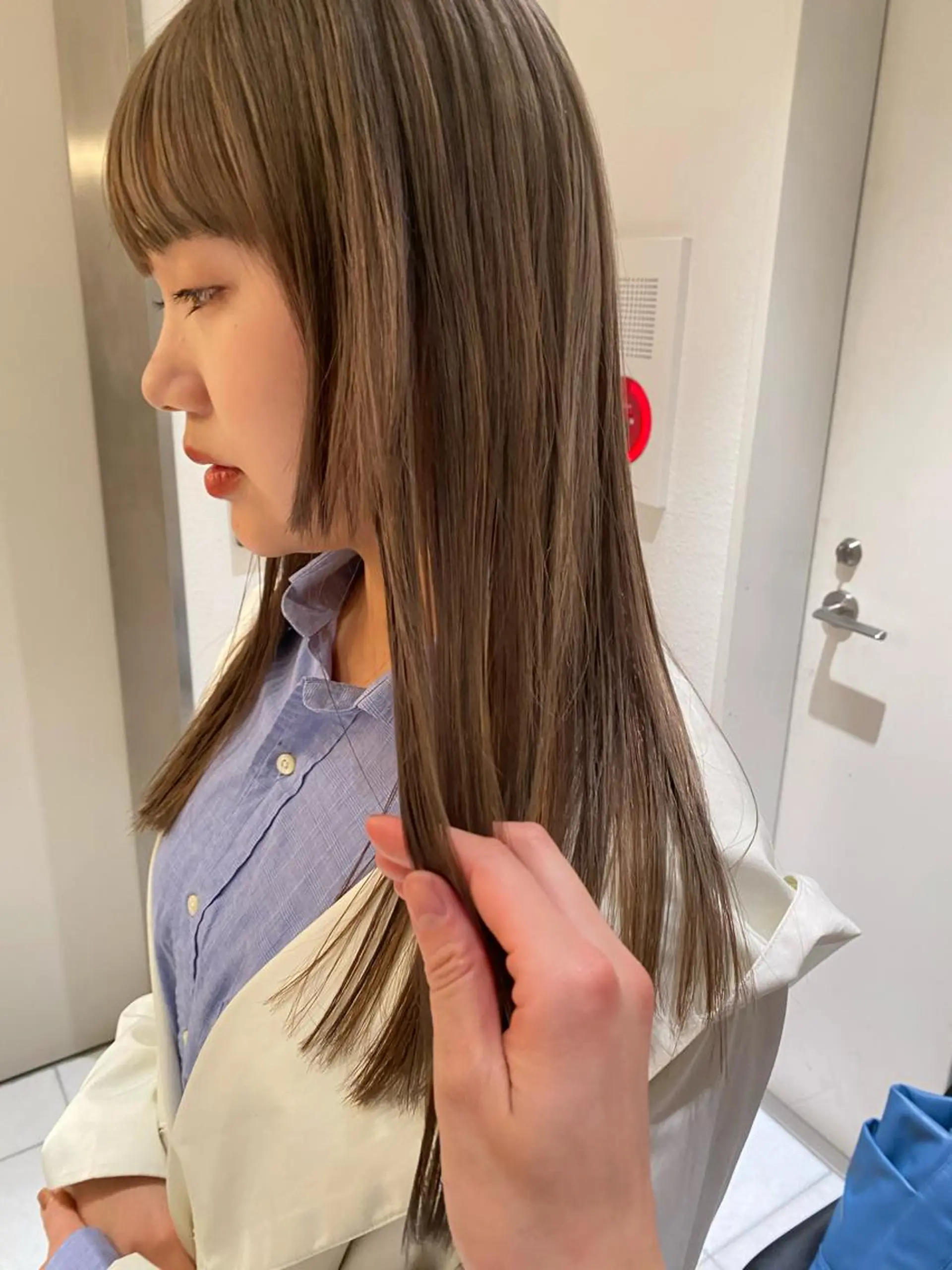 カラー カット ヘアカラー Pros所属・nana/レイヤー /酸性ストレートのヘアスタイル