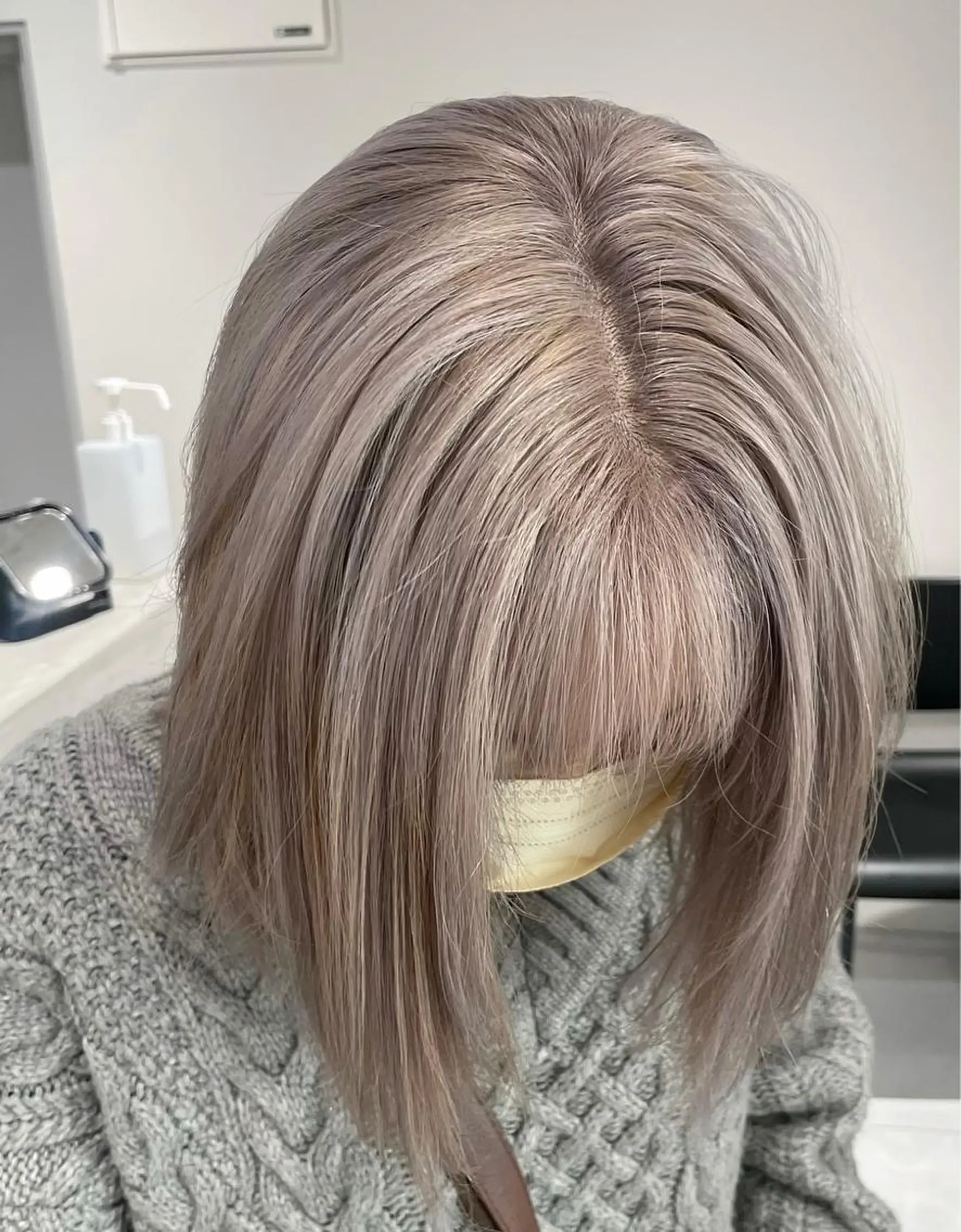ミディアム カラー ate.心斎橋 RYUKAのヘアスタイル