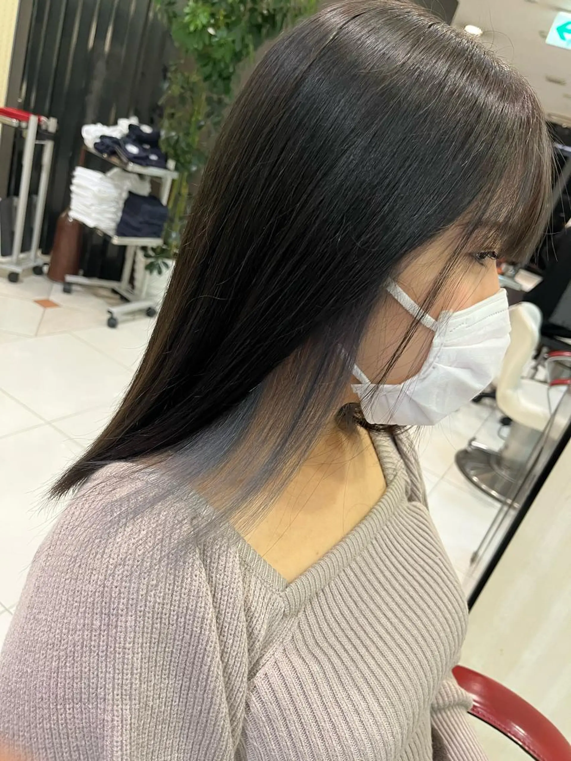セミロング 髪質改善✨縮毛矯正 ✨HARUKI✨のヘアスタイル