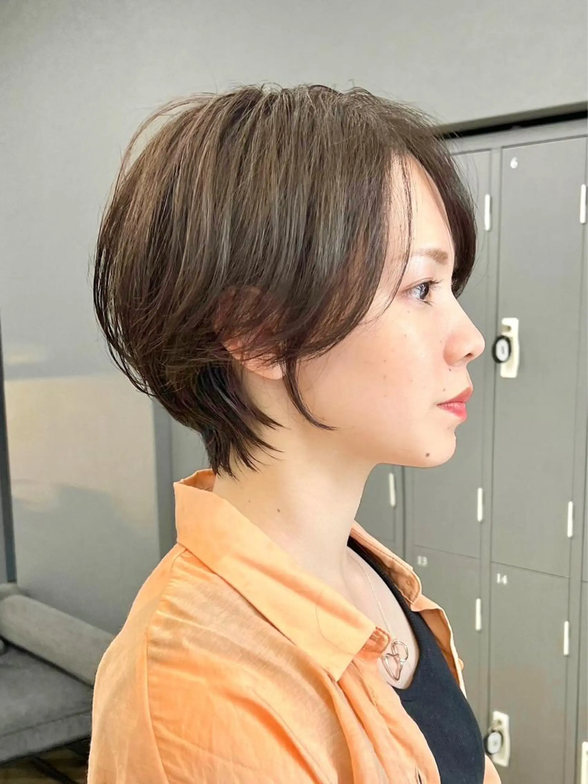 ショート カラー 似合わせショート 森岡俊亮のヘアスタイル