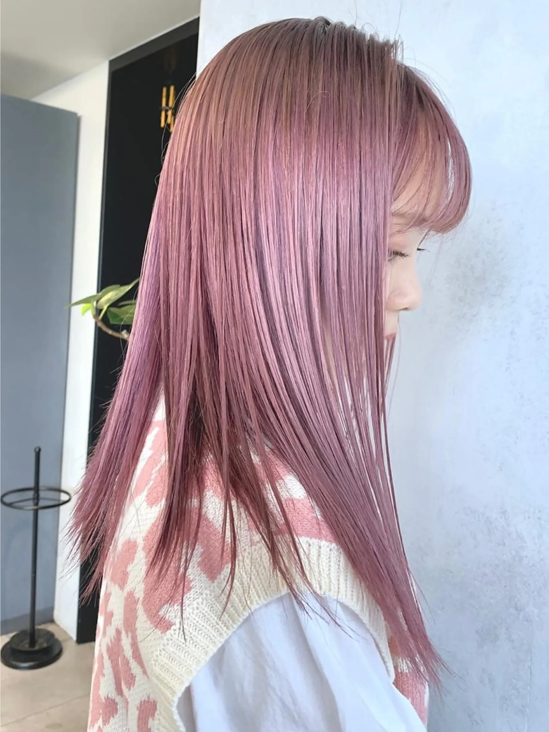 セミロング カラー ｉｌｉ 大阪のヘアスタイル
