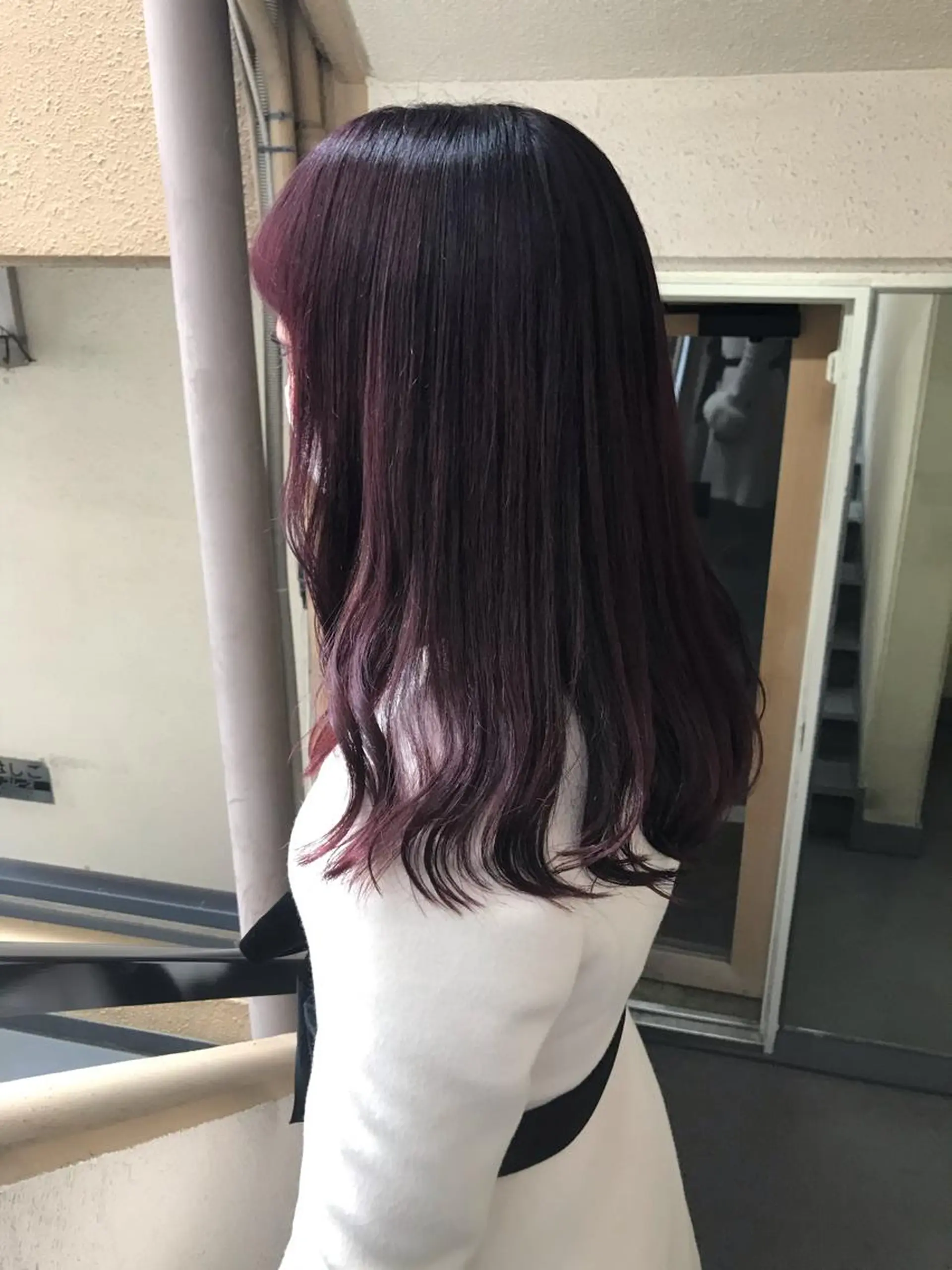 セミロング カラー ラベンダーカラー ピンクカラー ピンクラベンダー ヘアカラー 縮毛矯正 トリートメント 💎髪質改善💎 デザイナーshinのヘアスタイル