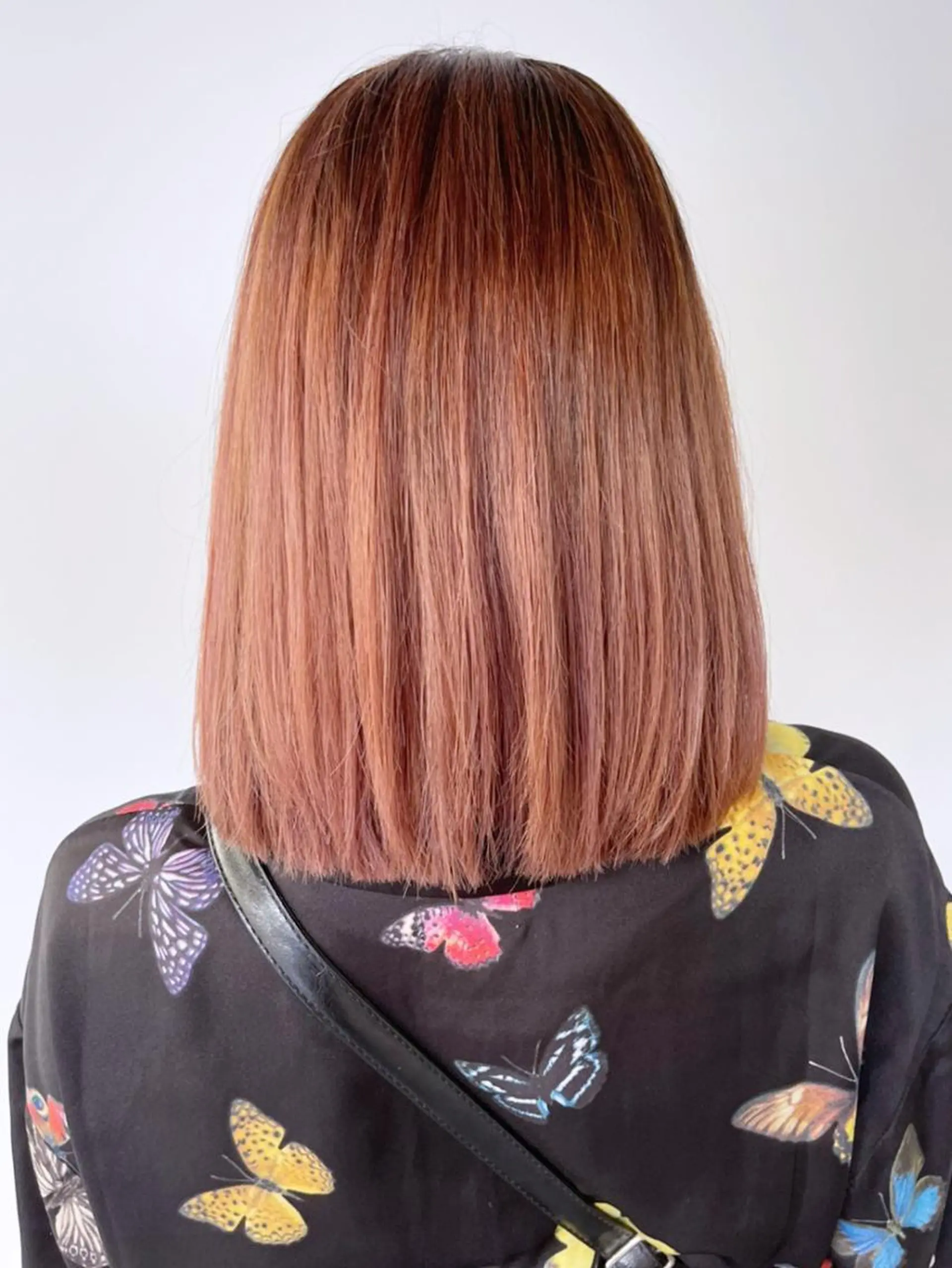 ミディアム カラー ヘアアレンジ パーマ ピンクカラー ITbyALBUM 浦和店のヘアスタイル