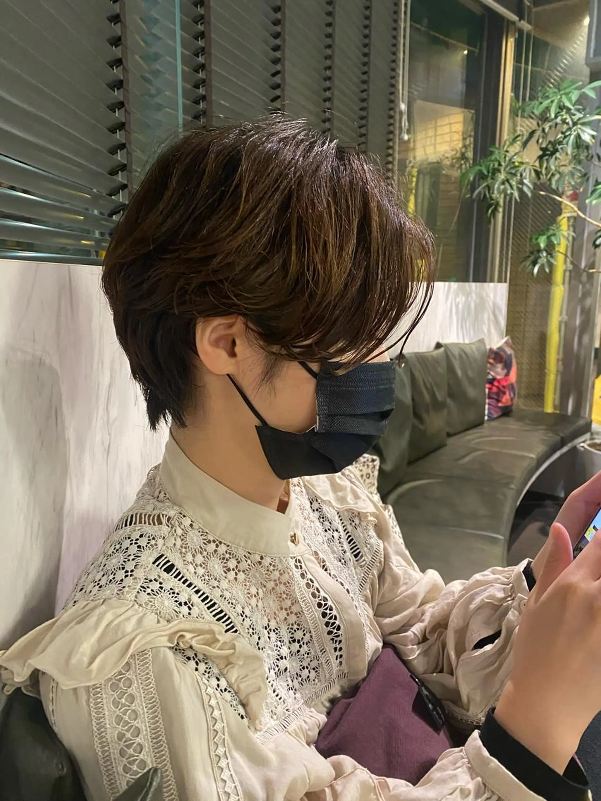 ショート パーマ ROBBY表参道所属・木村【ショート/ 耳だしショート】のヘアスタイル