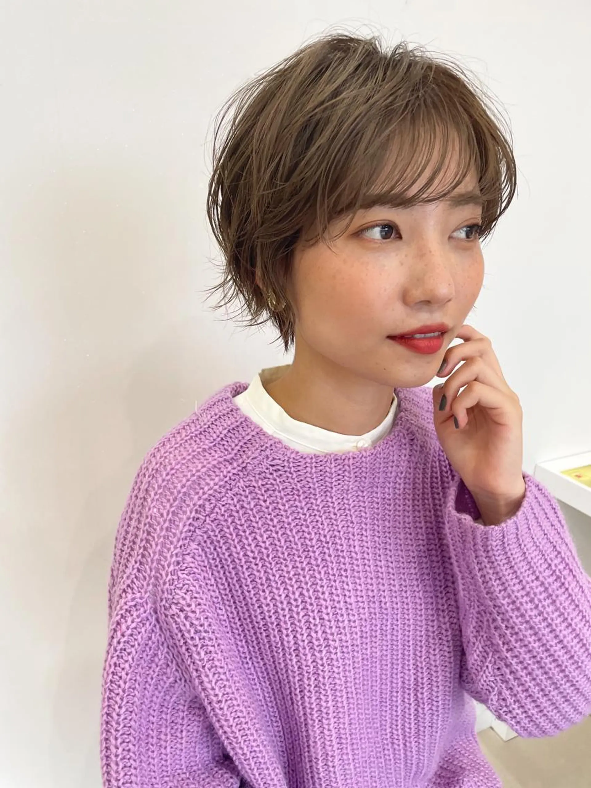 ショート カット ヘアカラー トリートメント SAKURA🌸 ショート/レイヤーのヘアスタイル