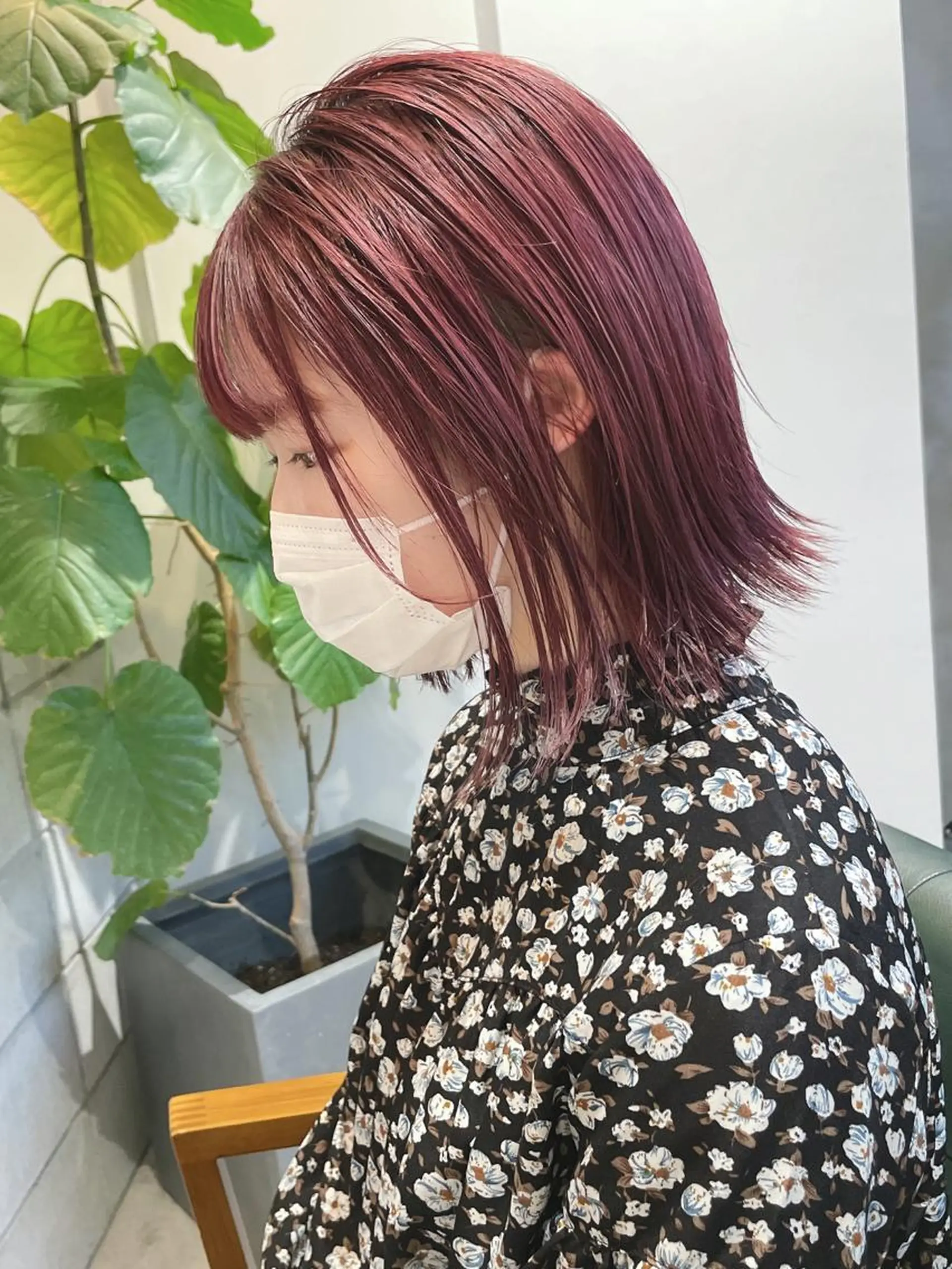ミディアム カラー ill.所属・ill［イル］大須 ダブルカラー髪質改善のヘアスタイル