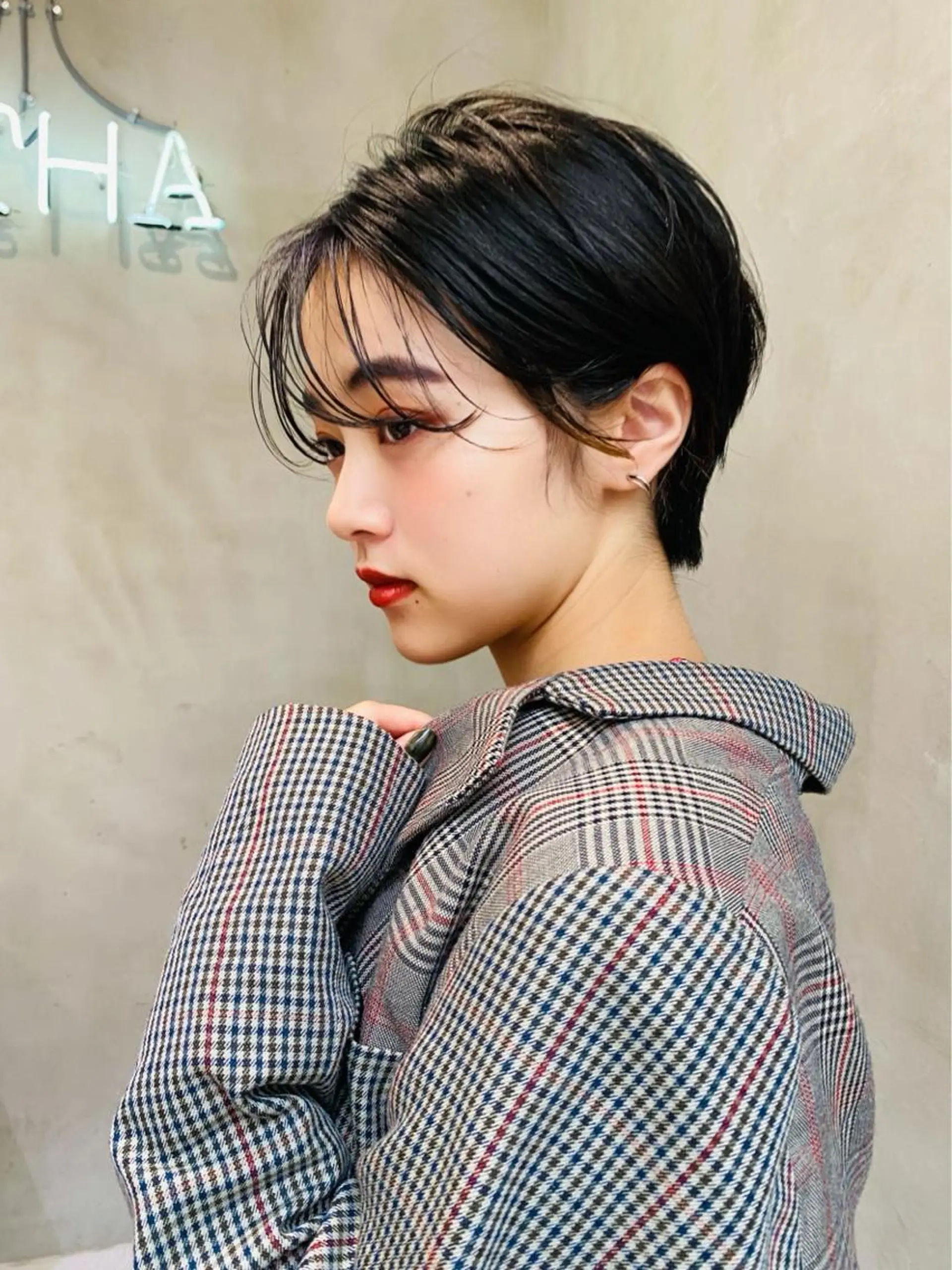 ショート カラー ヘアアレンジ 黒髪 ブルーカラー ブルーブラック ヘアカラー トリートメント ヘアセット ☀️カトウ ケイゴ☀️のヘアスタイル