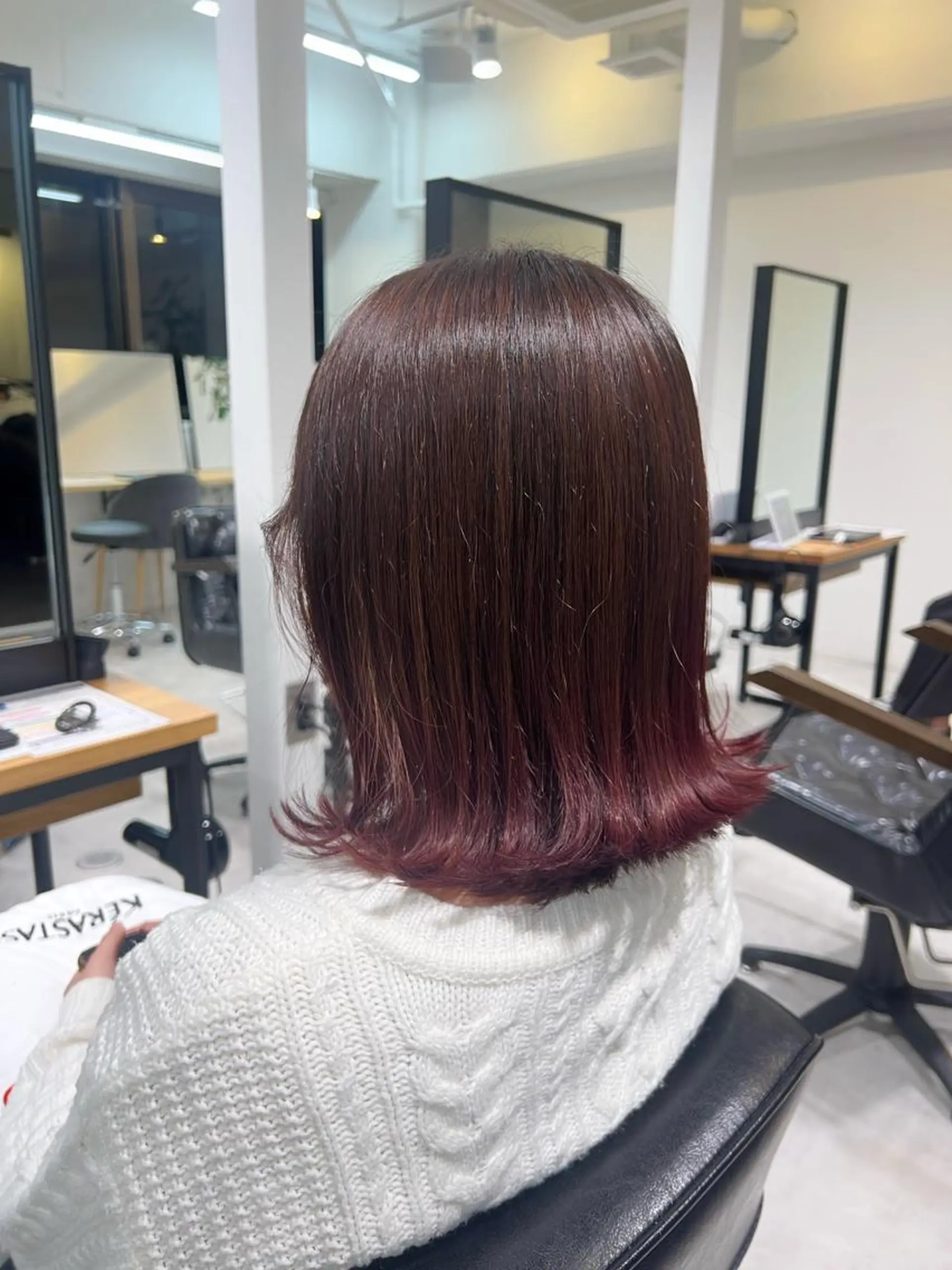 ミディアム カラー collet矢島/ ブリーチ指名No.1のヘアスタイル