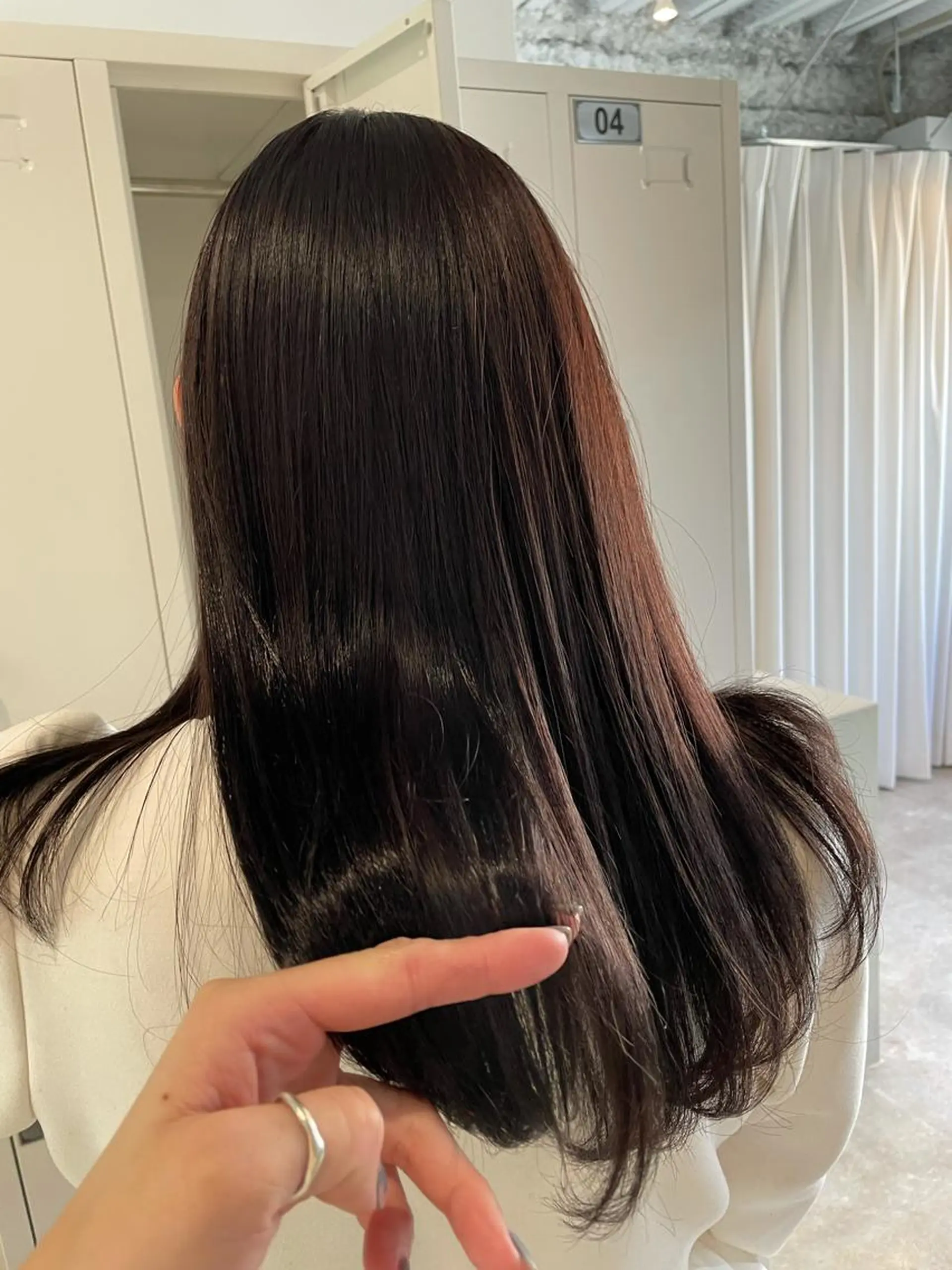 セミロング カラー ラベンダーカラー トリートメント カット ヘアカラー トリートメント 中目黒🌼 🌼ハナのヘアスタイル