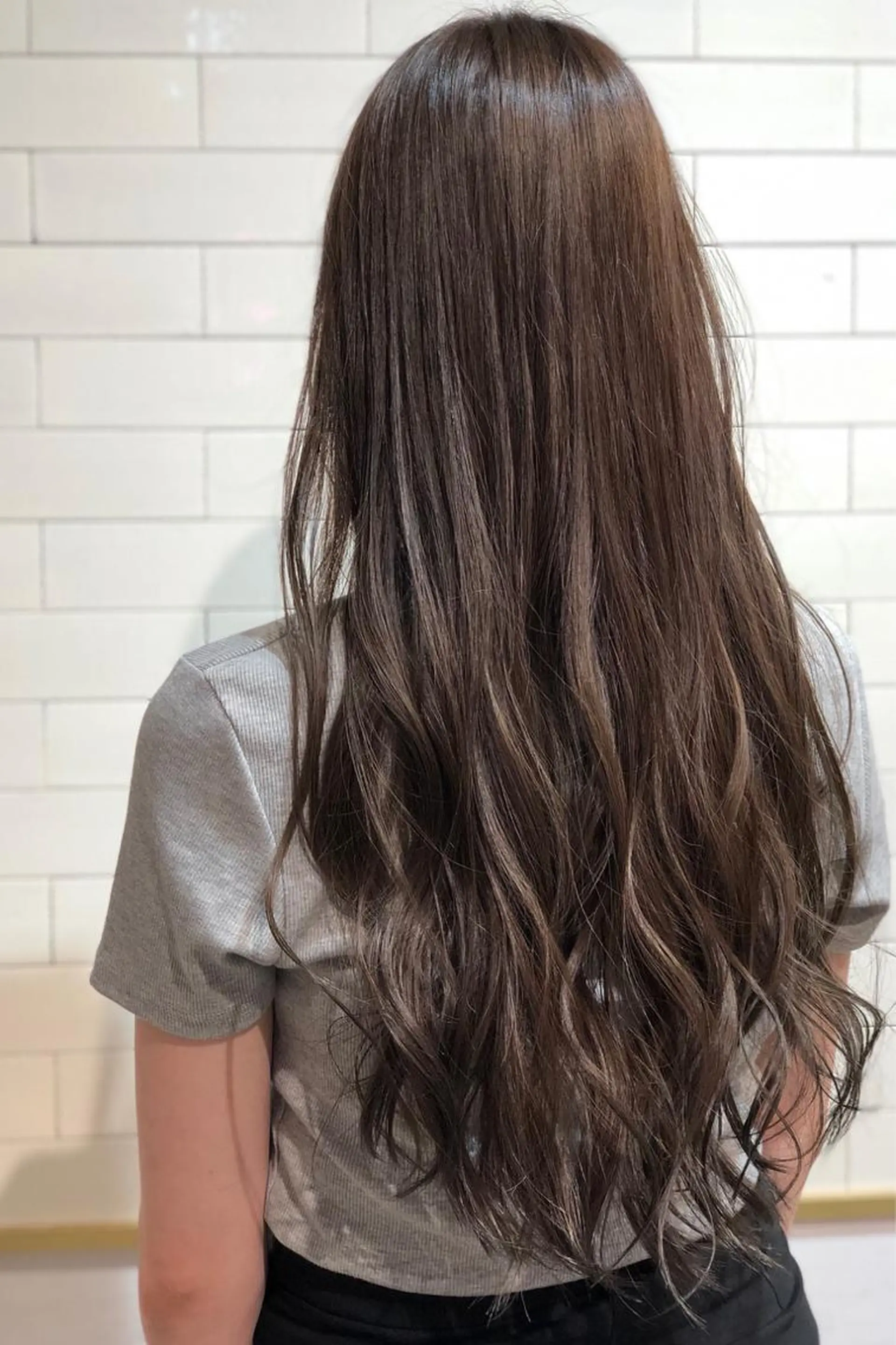 ロング カラー 🤍髪質改善➕透明感 カラー🤍川上葵のヘアスタイル