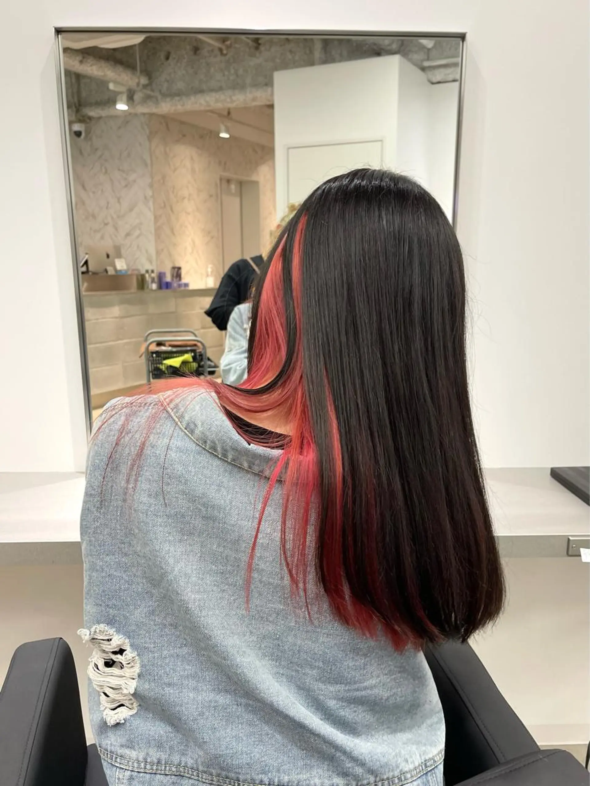 ロング カラー ピンクカラー ヘアカラー トリートメント himeka🪽 アレンジ/ブリーチのヘアスタイル