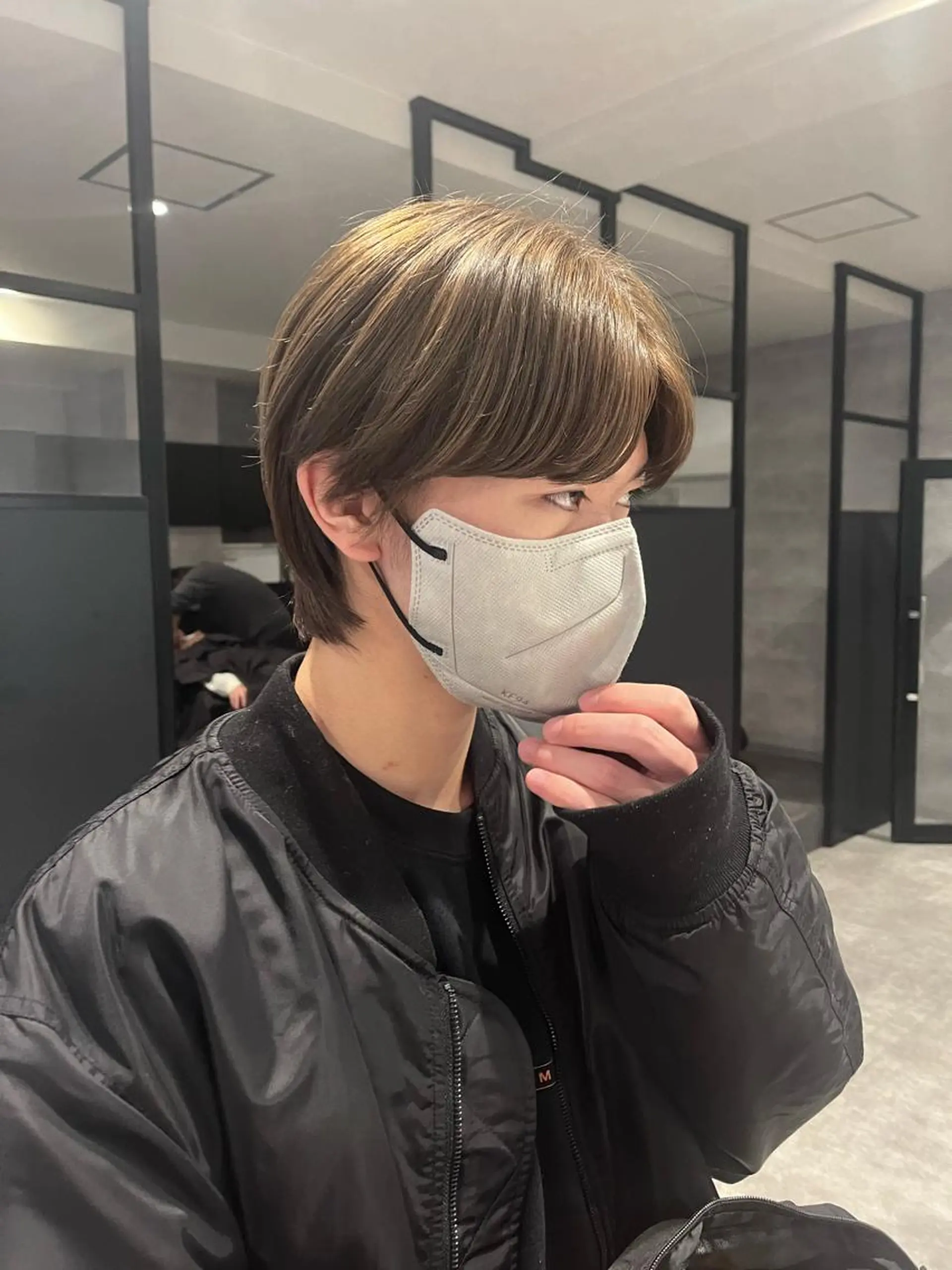 ショート カラー メンズ カット ヘッドスパ MIES amane(アマネ)のヘアスタイル