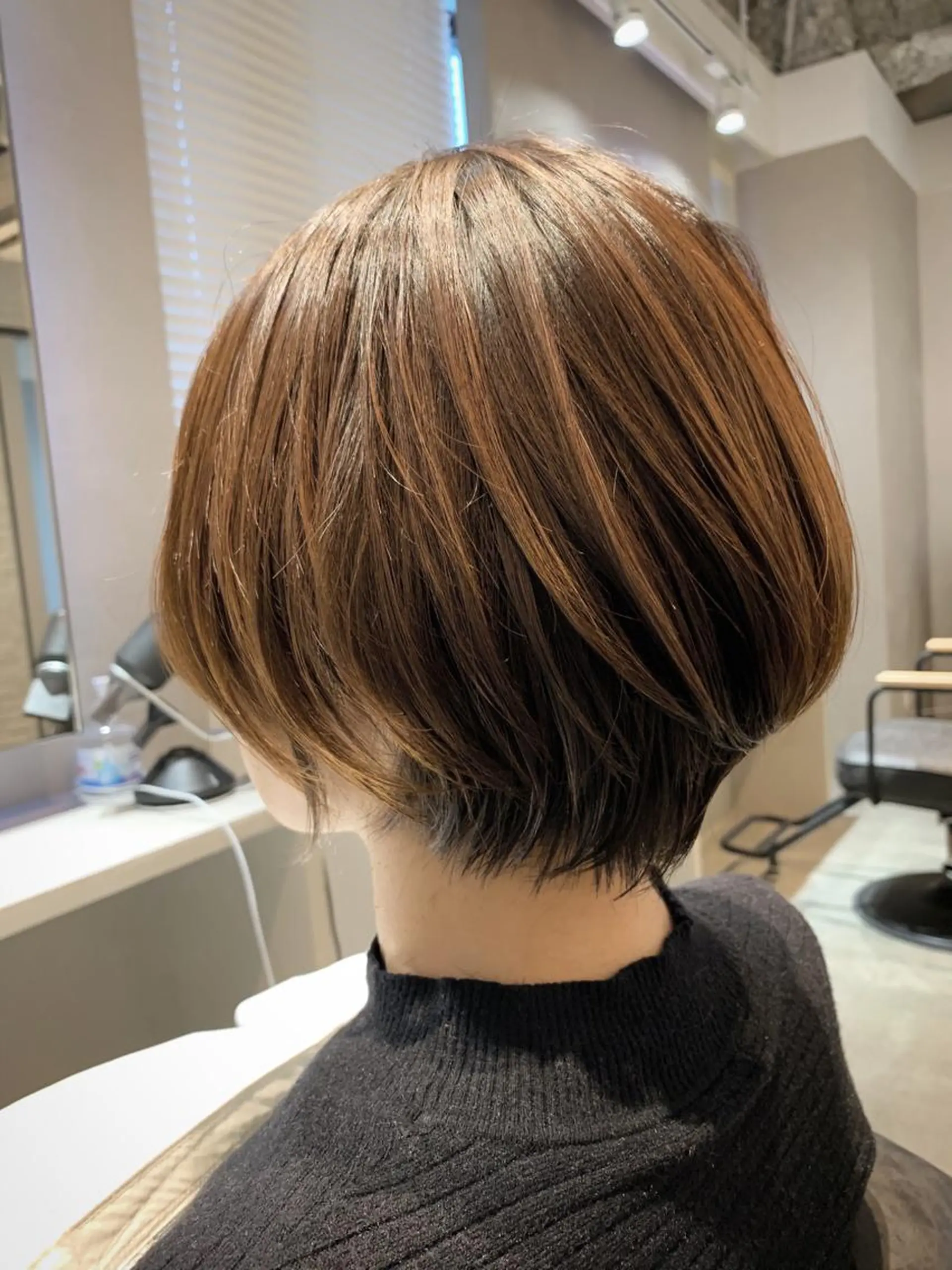 ショート ハイライト ショートヘア カット トリートメント Pēji所属・松村 総のヘアスタイル