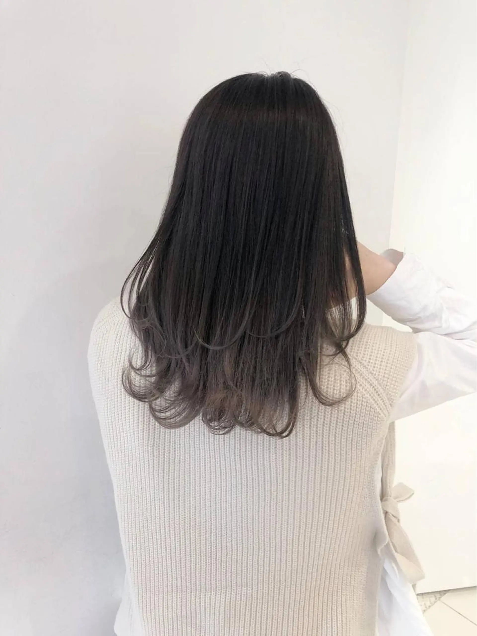 セミロング カラー カット ヘアカラー トリートメント ✨美髪透明感ソムリエ ✨💎KAZU💎のヘアスタイル