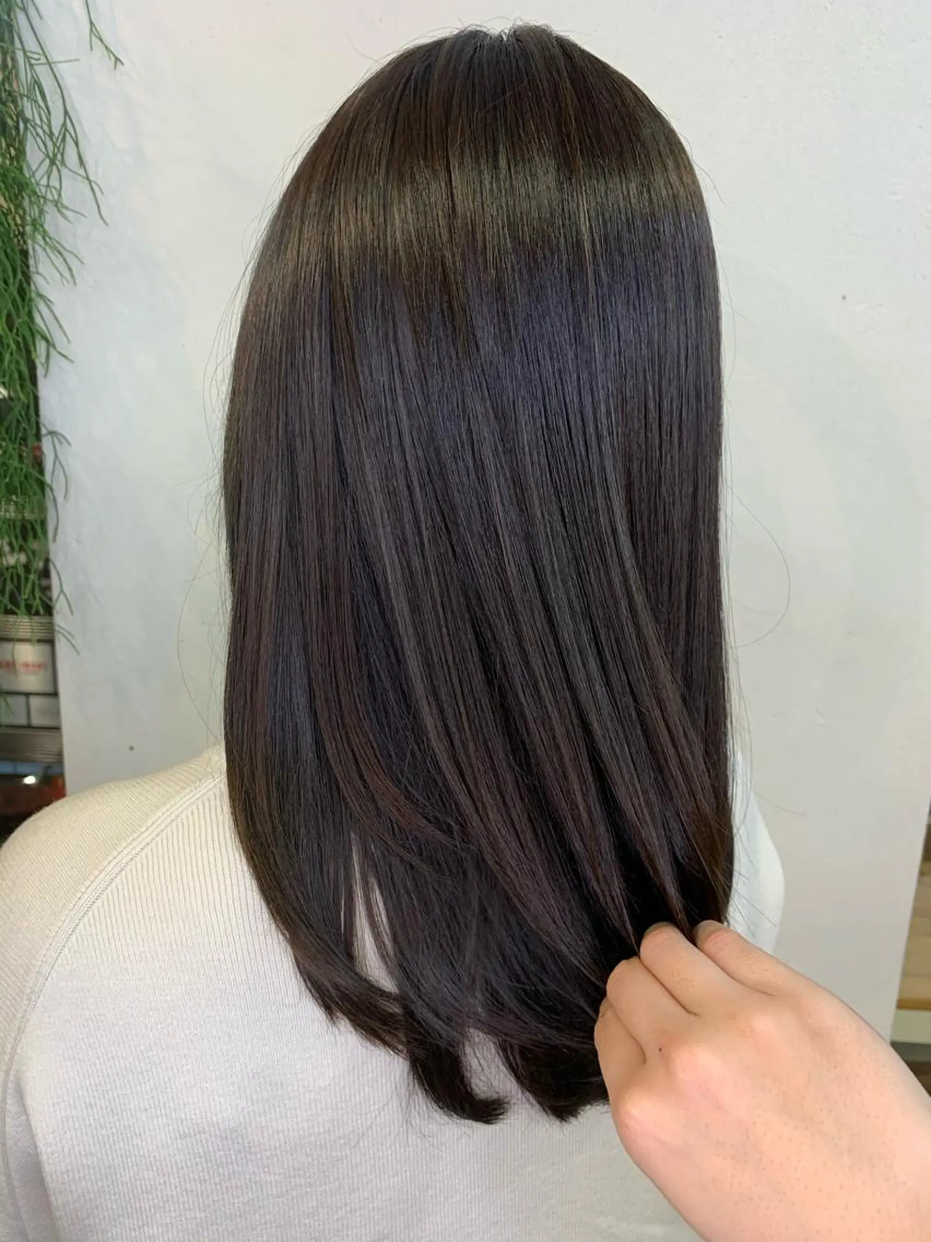 カラー レイヤーカット、 大人可愛い 中村美羅のヘアスタイル