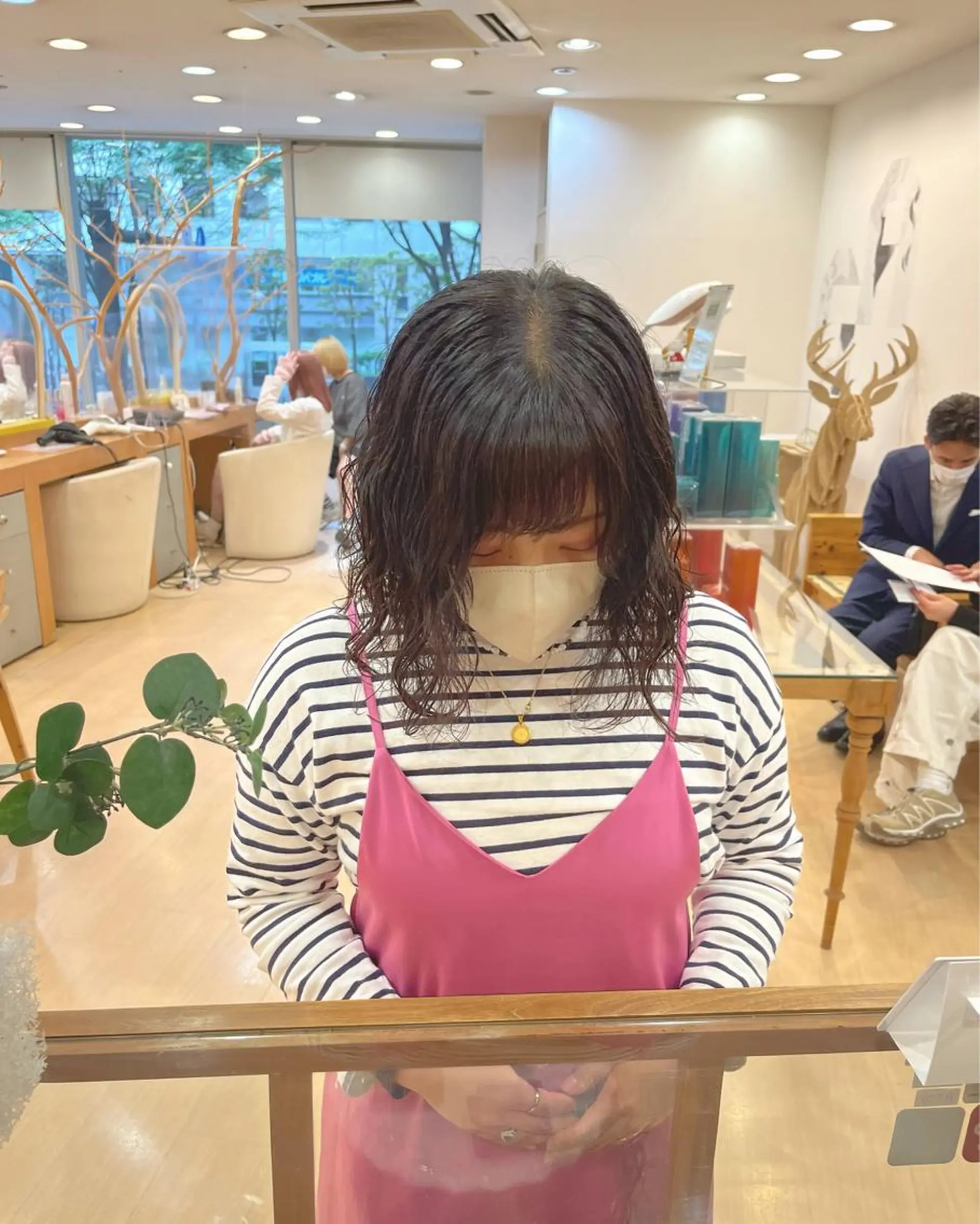 ショート ボブ カット ヘアカラー パーマ トリートメント LUNA🌙韓国ヘア 🌙レイヤーカットのヘアスタイル