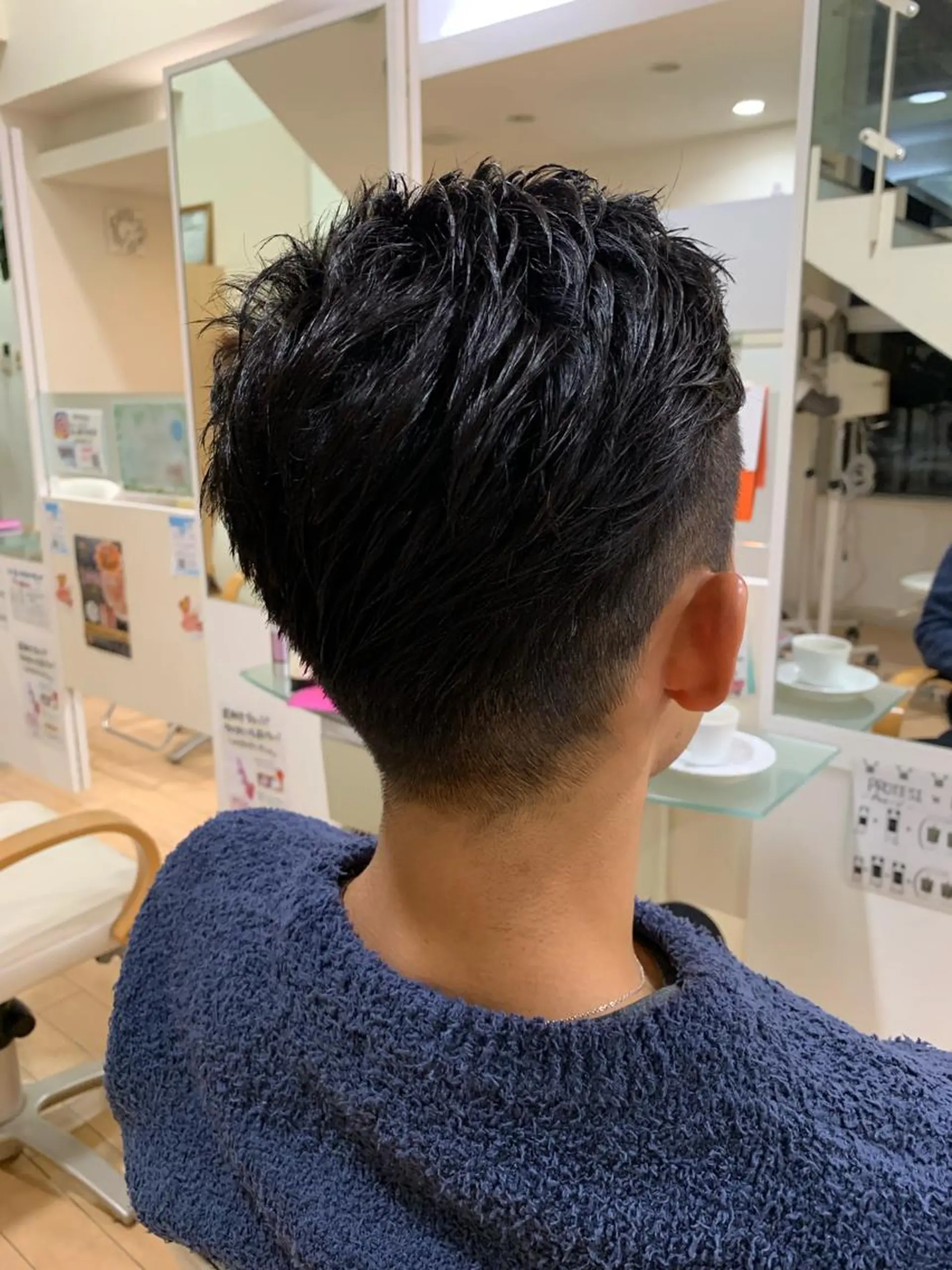 メンズ モヒカン ソフトモヒカン 刈り上げ カット 美容しょうへいの店所属・吉川 茉由子のマツエク・マツパデザイン