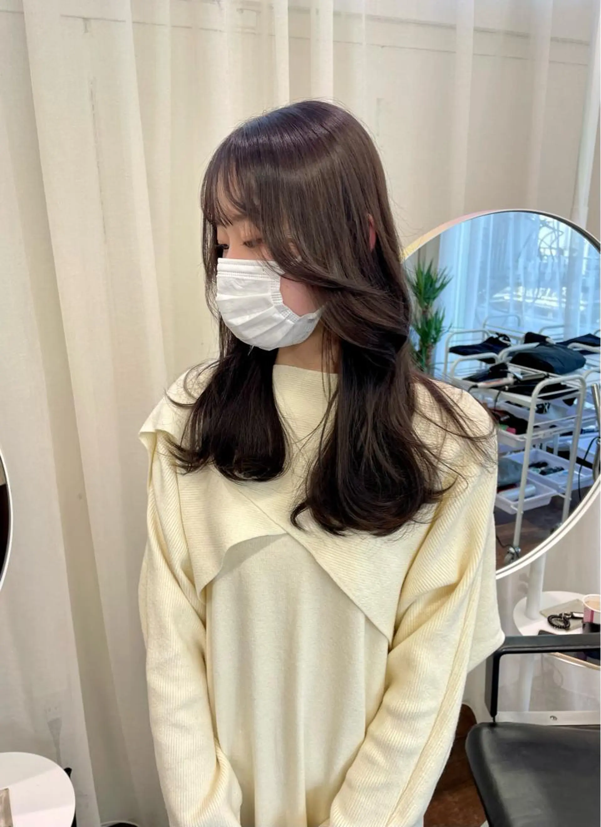 ロング カラー 透明感カラー レイヤーカット カット ヘアカラー トリートメント レイヤーカット🎀 kanaのヘアスタイル