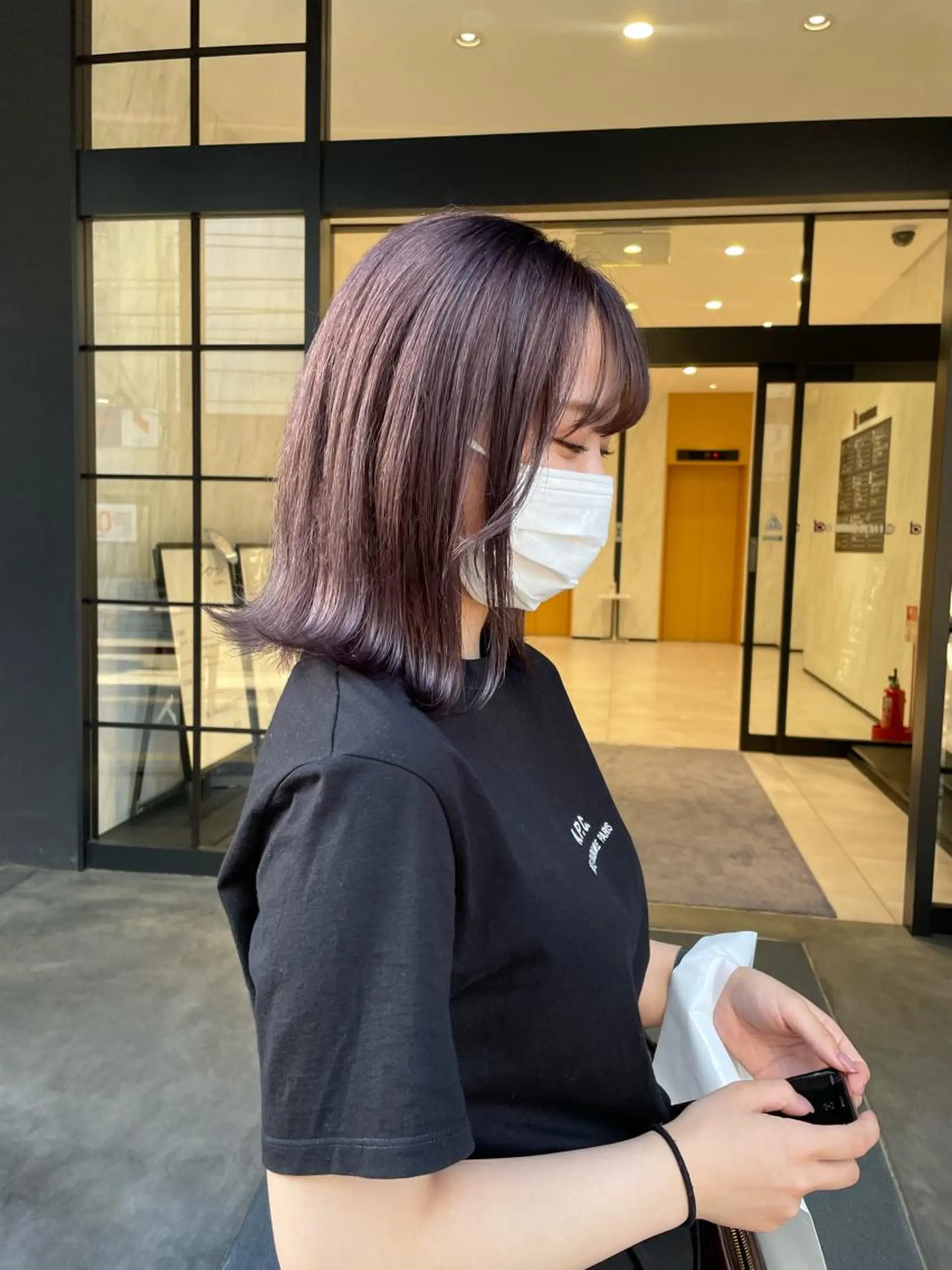 カラー yohaku misakiのヘアスタイル