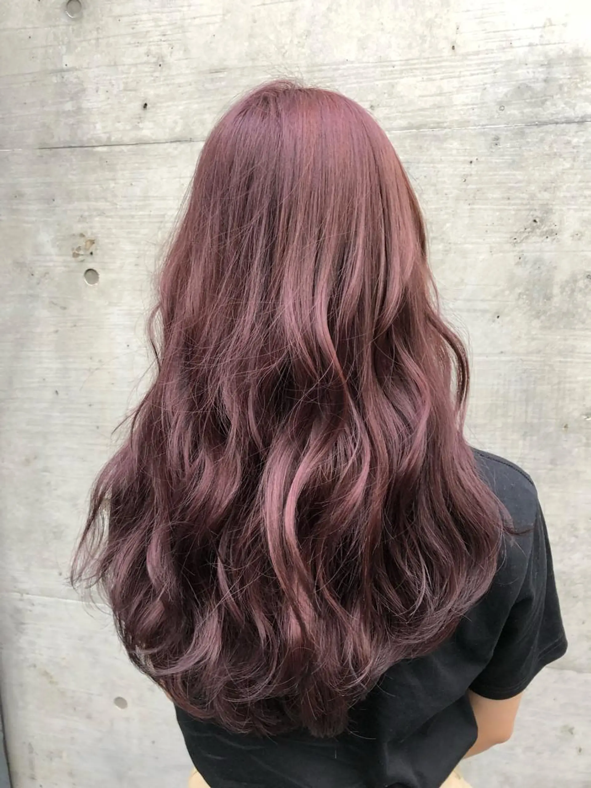 ロング カラー ブラウンカラー モカブラウン ピンクカラー パープルカラー 韓国ヘア🤍髪質改善 🇰🇷AKANEのヘアスタイル