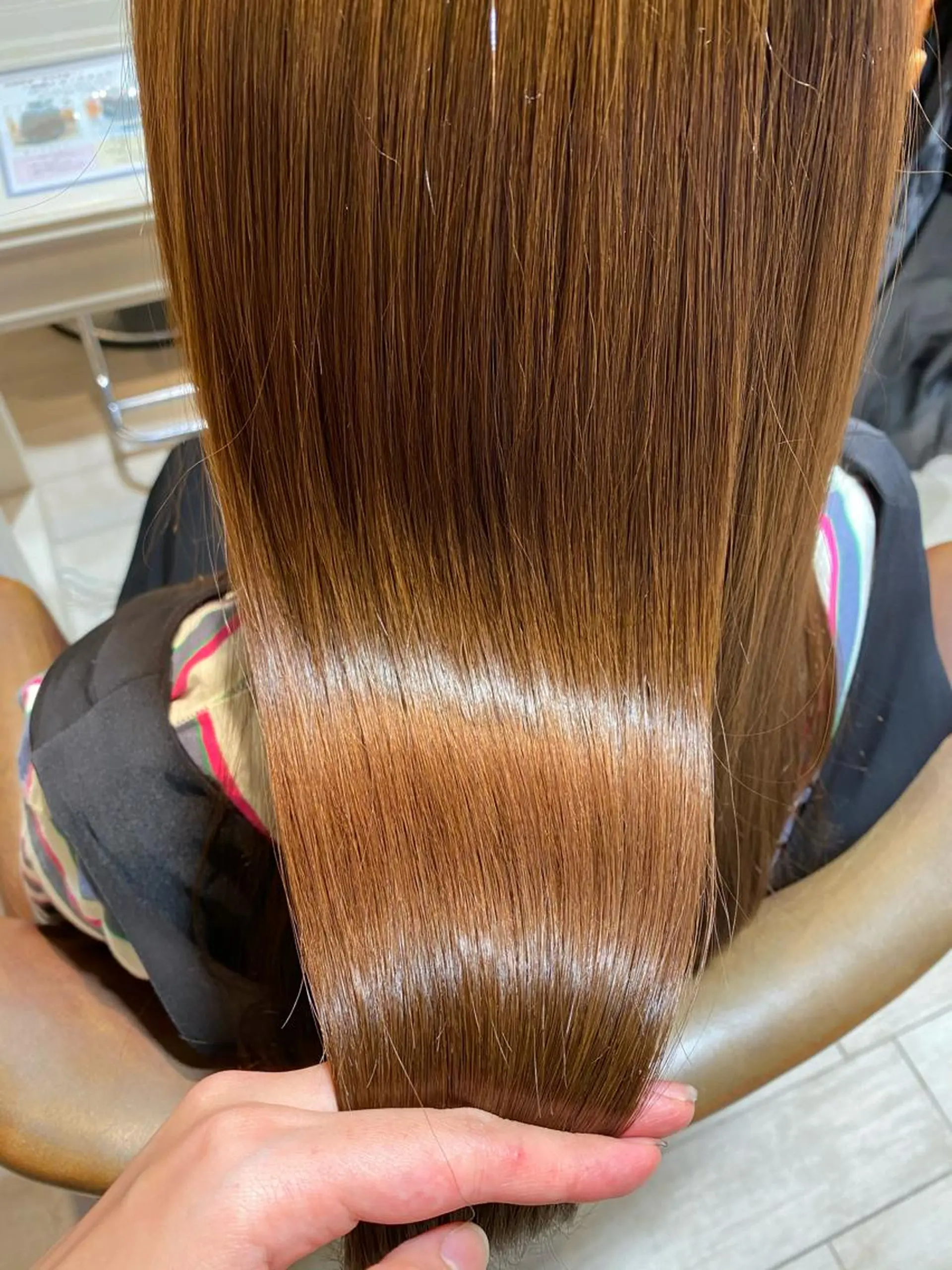ロング 髪質改善 縮毛矯正 トリートメント 大久保 愛のヘアスタイル