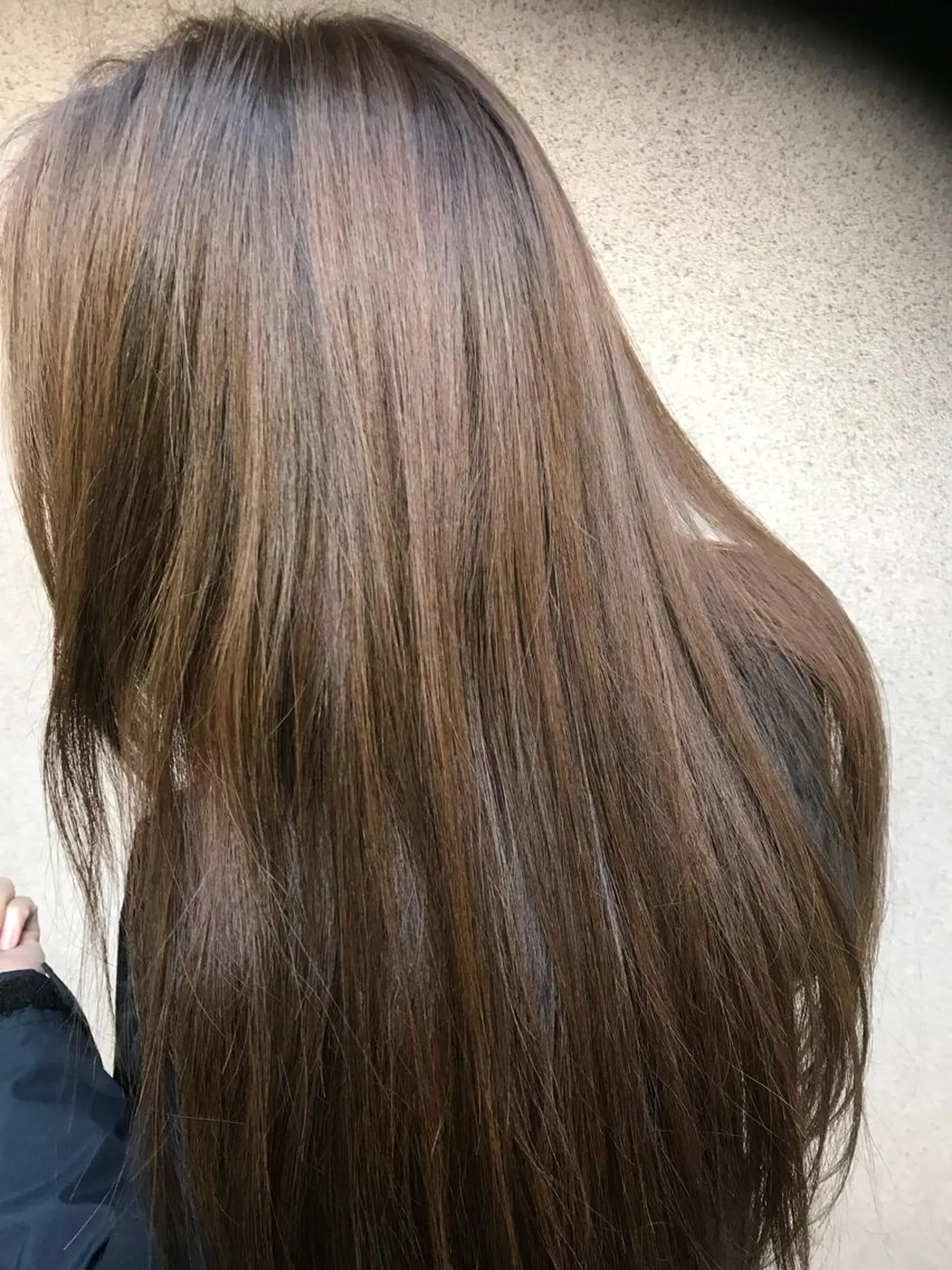 ロング カラー カット ヘアカラー トリートメント vato マンツーマンサロンのヘアスタイル