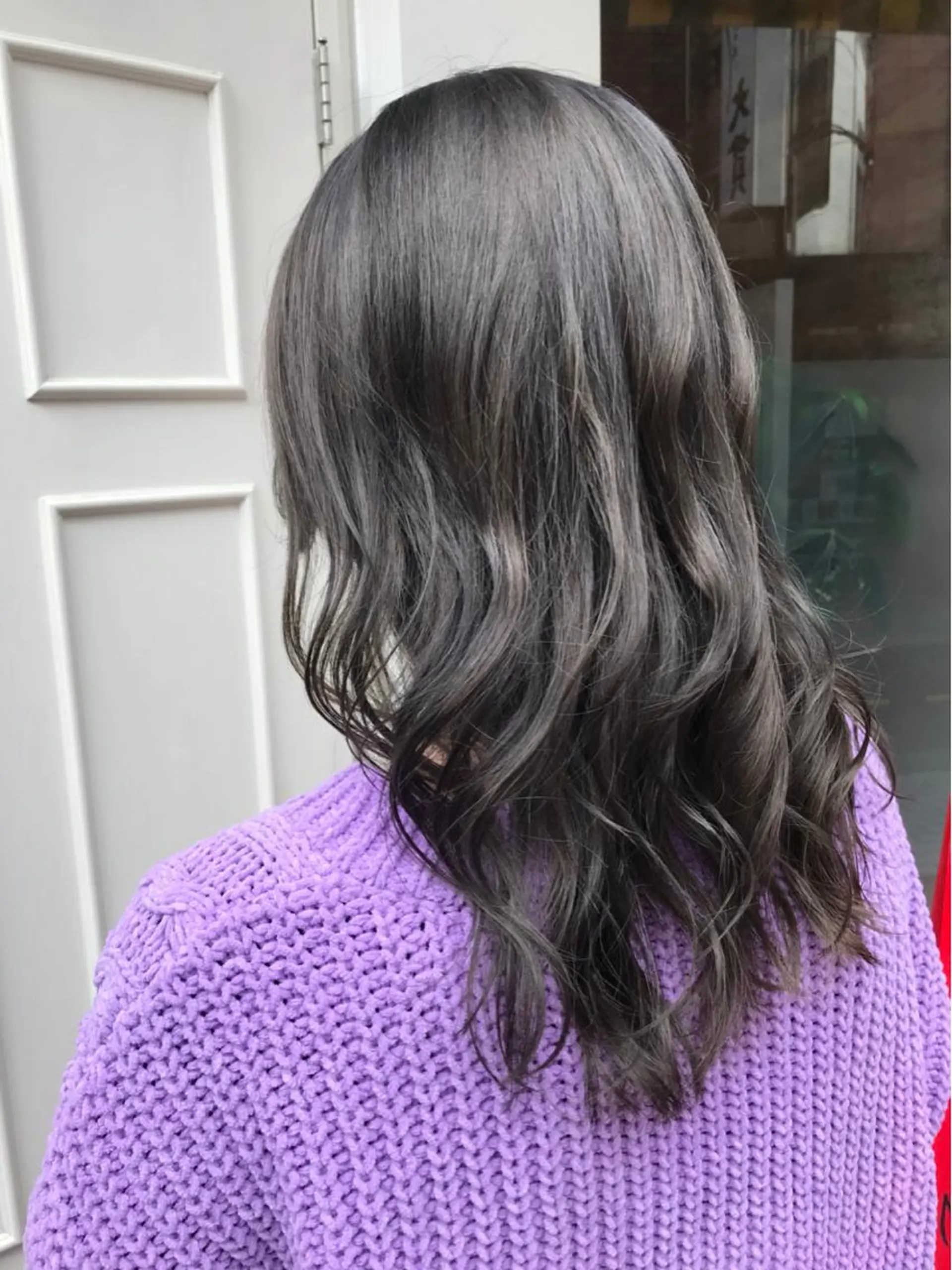 ミディアム カラー グレージュ 💈Blanco💈 カラー&ケア🌈のヘアスタイル