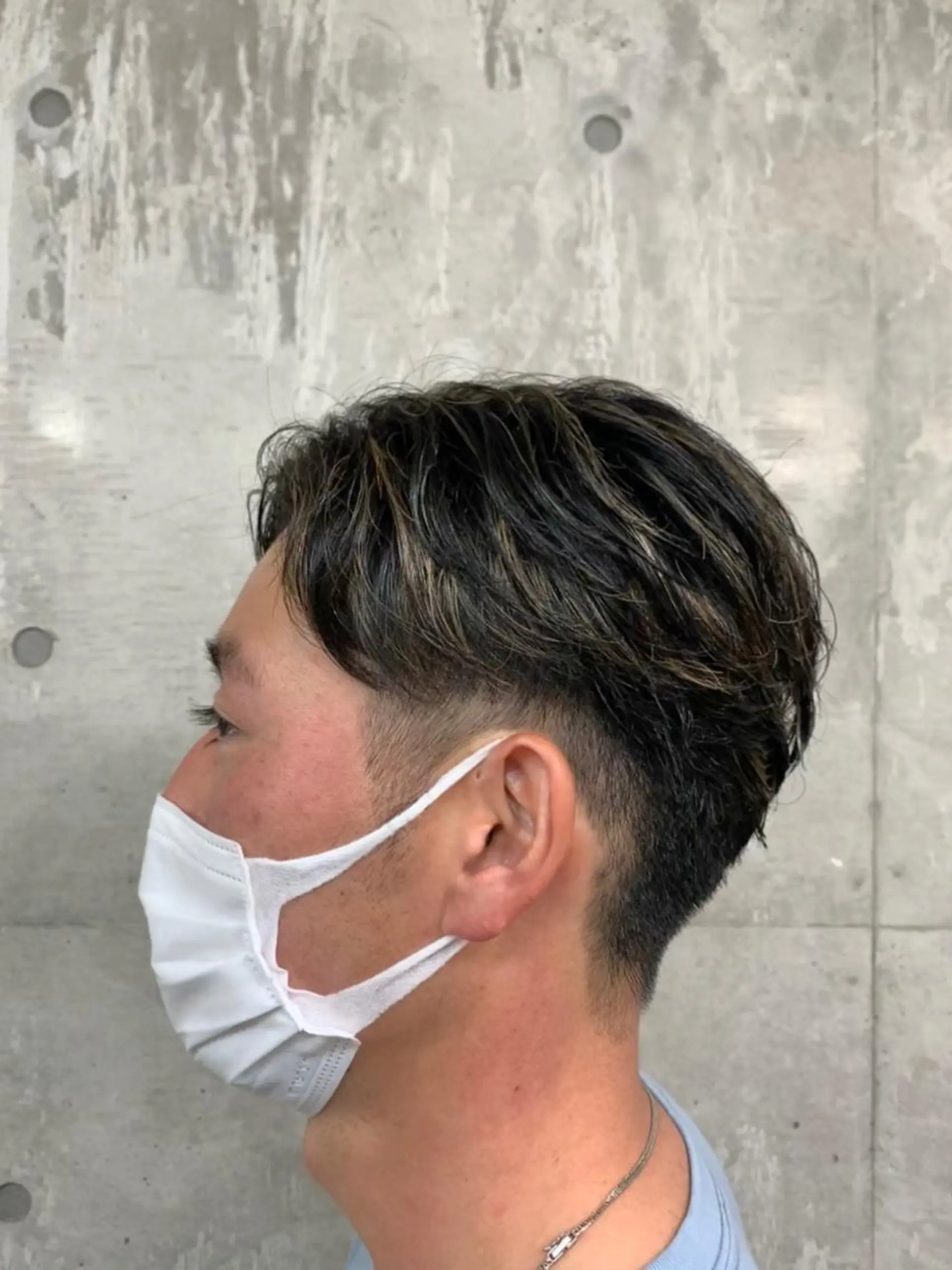 ショート カラー メンズ クセを最大限に活かす メンズパーマ奈良大祐のヘアスタイル