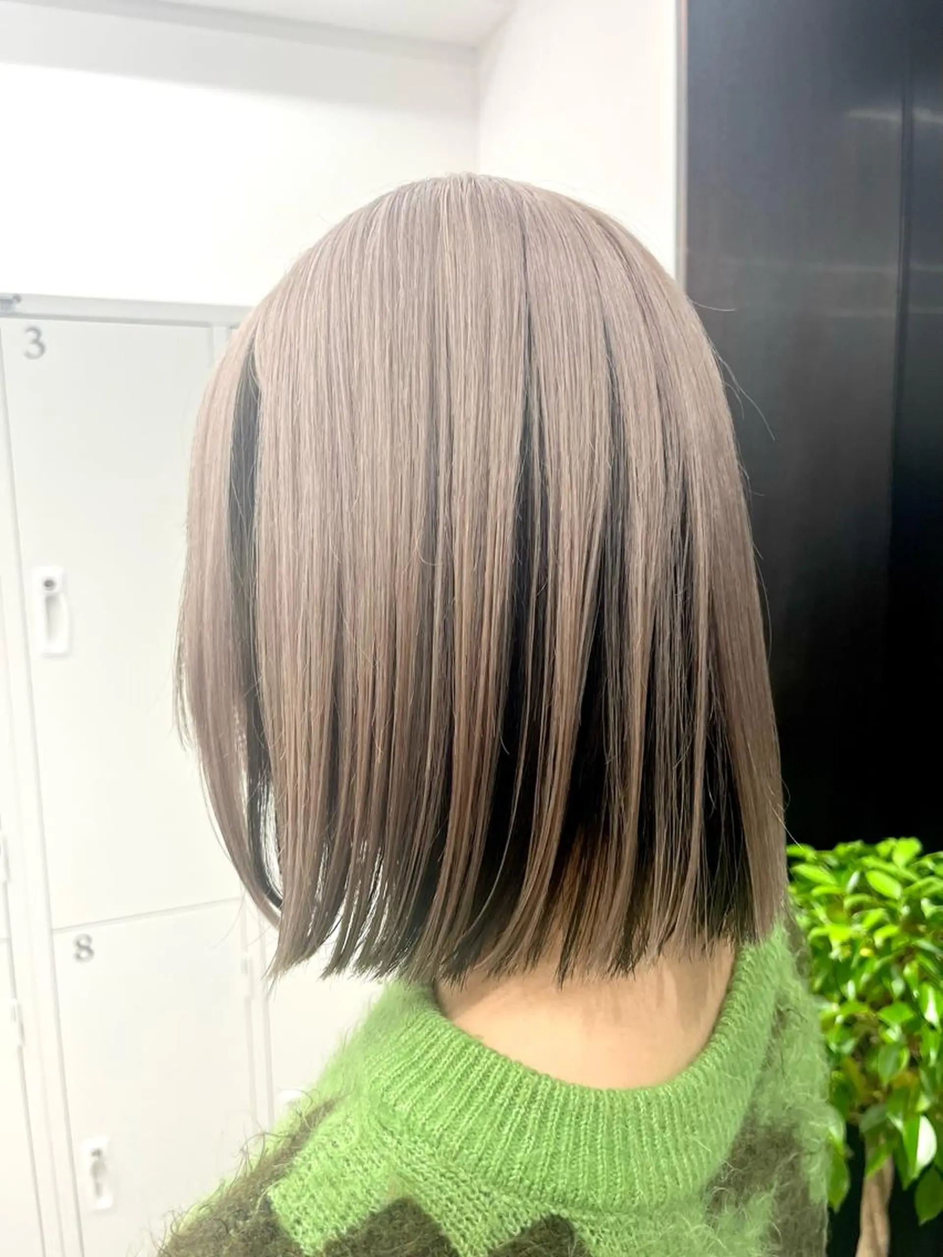 ミディアム カラー ヘアカラー トリートメント ヘアセット 🎀透明感ブリーチ カラー🎀ミズキのヘアスタイル