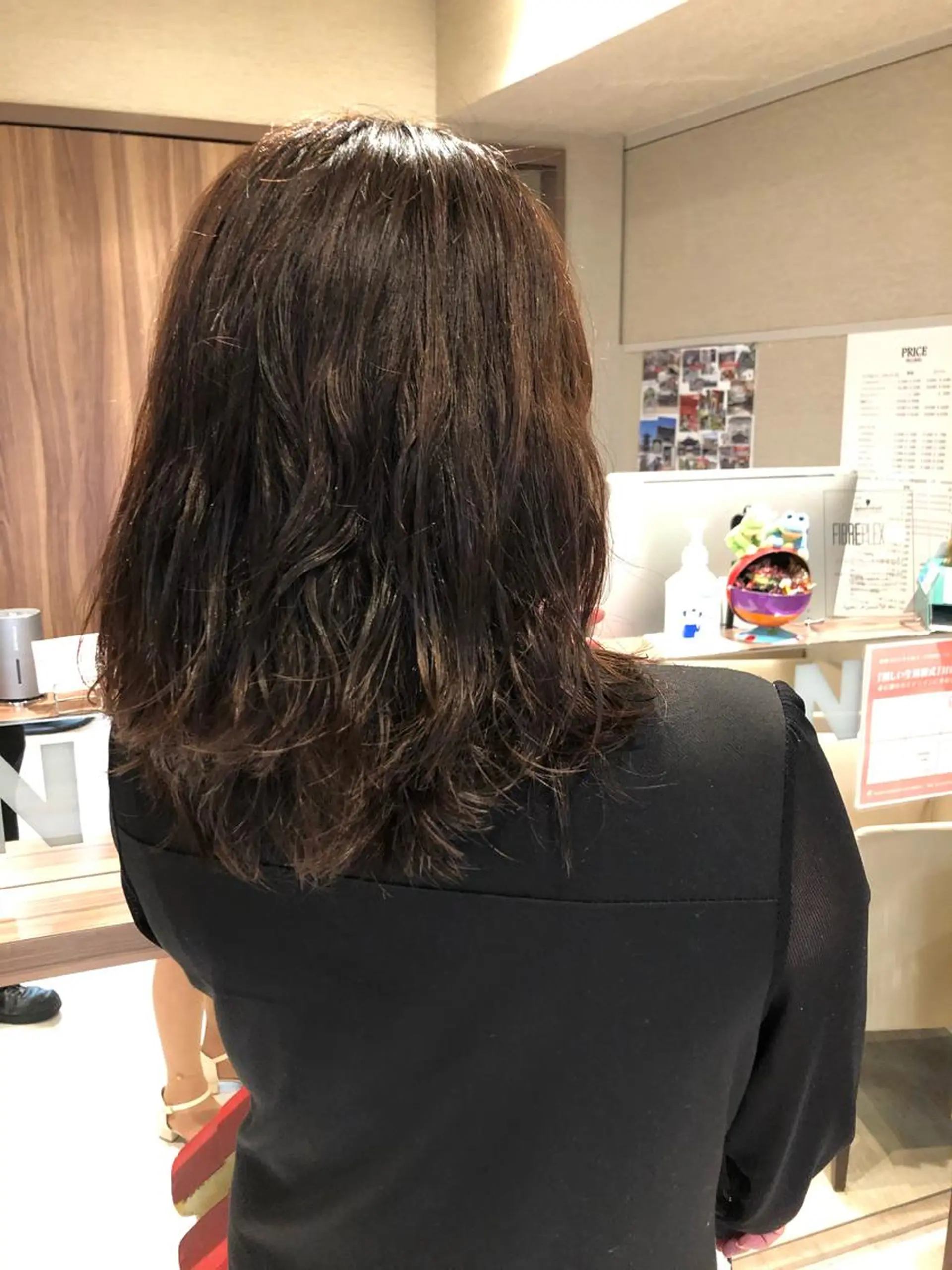 セミロング パーマ セミロングパーマ dogstar小林諒 レイヤー/パーマのヘアスタイル