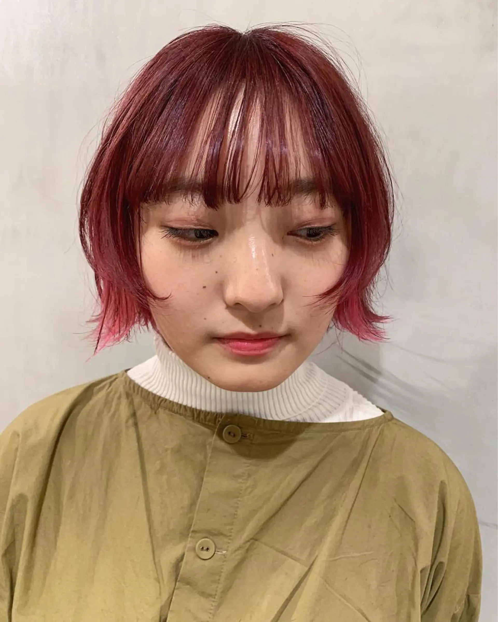 ショート カラー ボブ カット ヘアカラー トリートメント 優作 〜縁を大切に〜のヘアスタイル