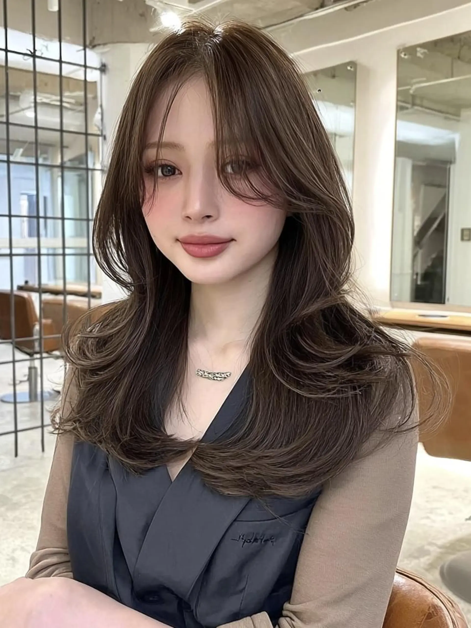 セミロング ボブ 外国人風カラー カット ヘアカラー トリートメント ♡ 𝐘𝐮𝐤𝐚♡のヘアスタイル