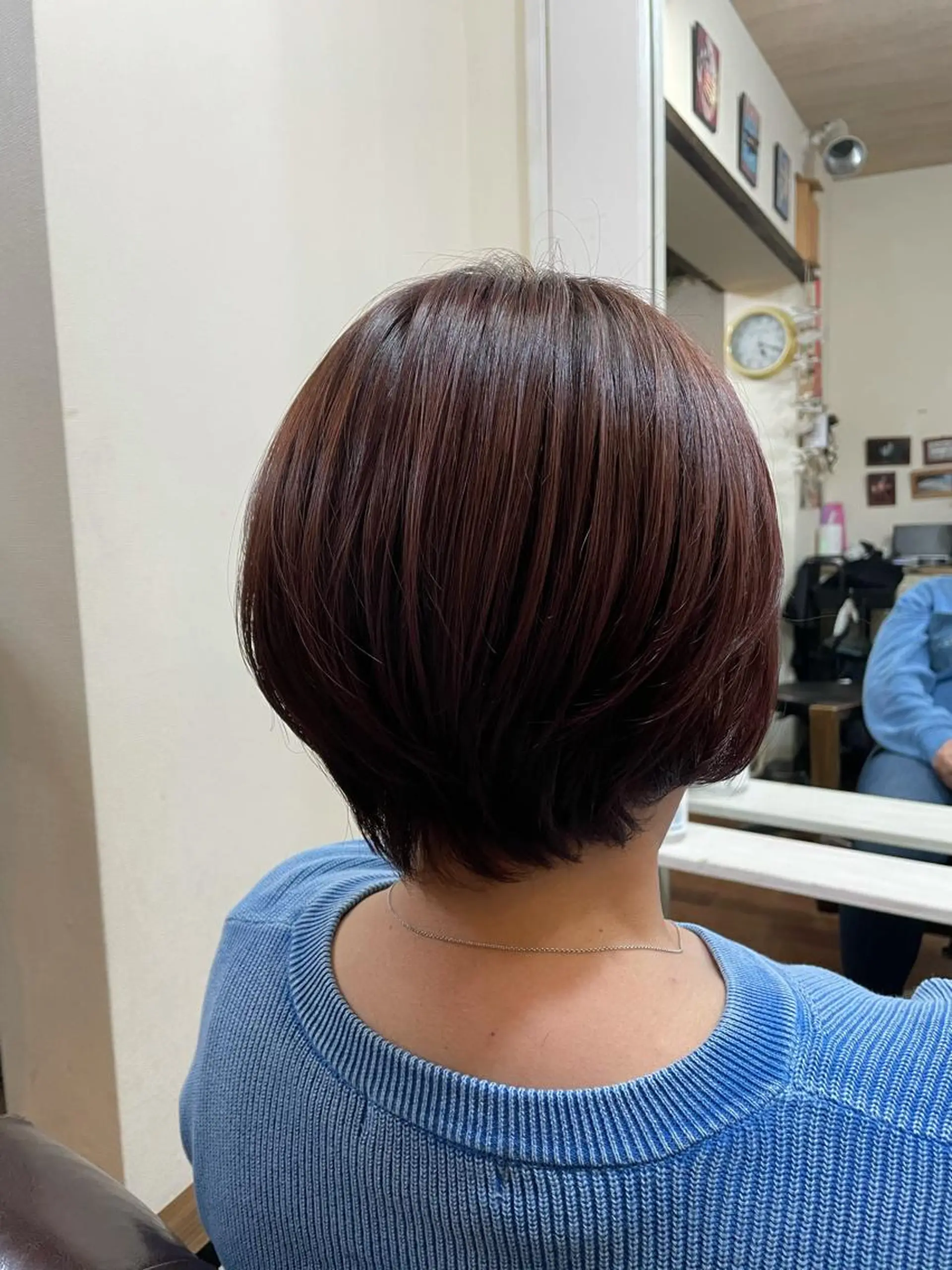 ショート 丸みショート ラベンダーベージュ ショートヘア カット ヘアカラー トリートメント ヘッドスパ Lia所属・縮毛矯正の達人 ☆　松本のヘアスタイル