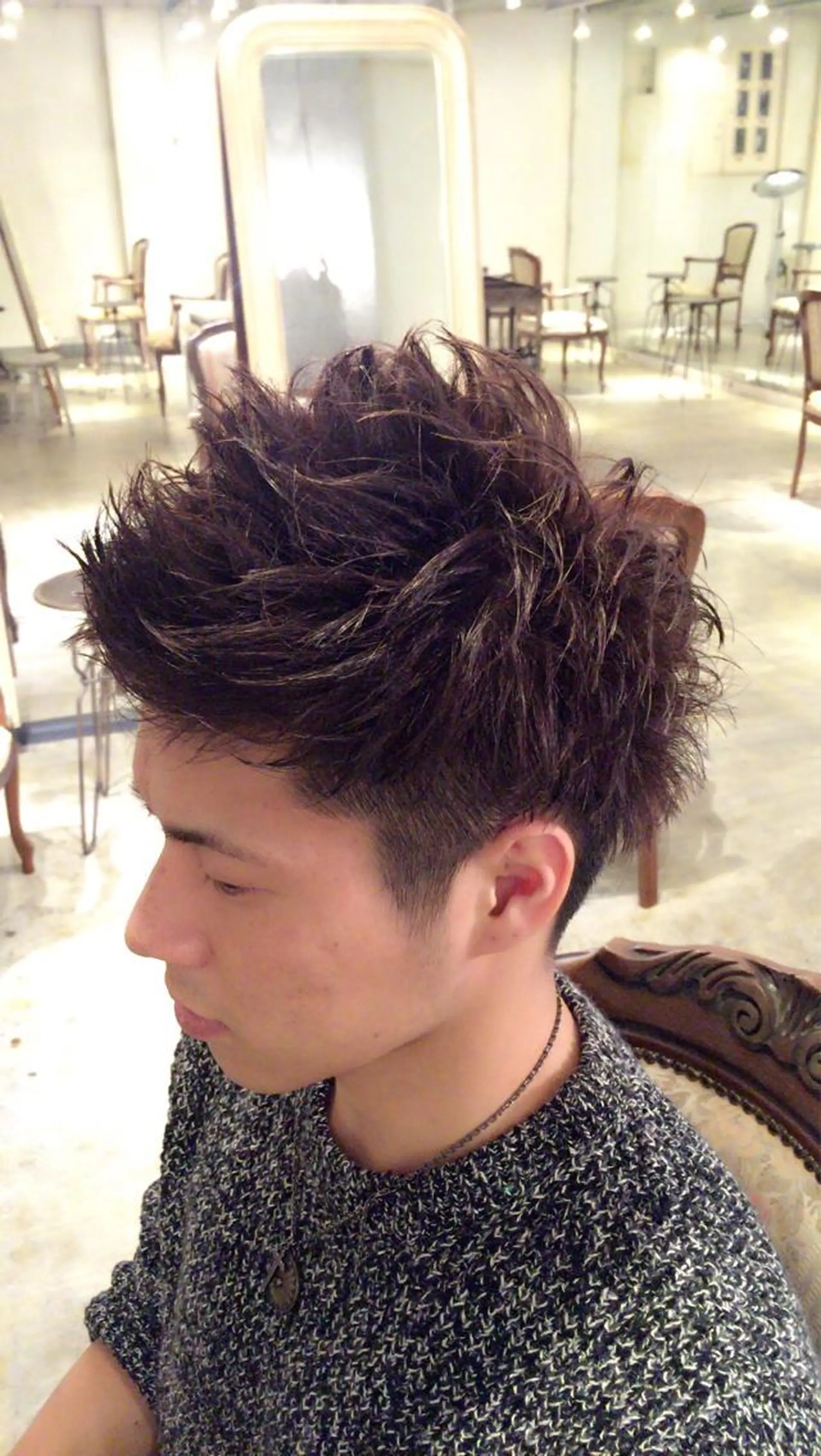 メンズ モヒカン こう ちゃんのヘアスタイル