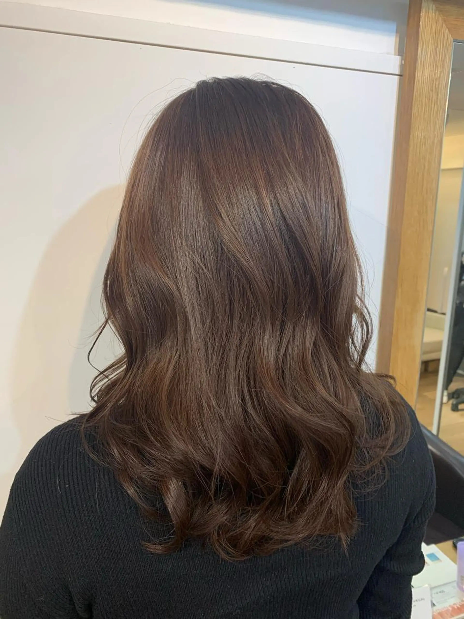 セミロング エンドウ ミノリ🤎 /半個室/レイヤーのヘアスタイル