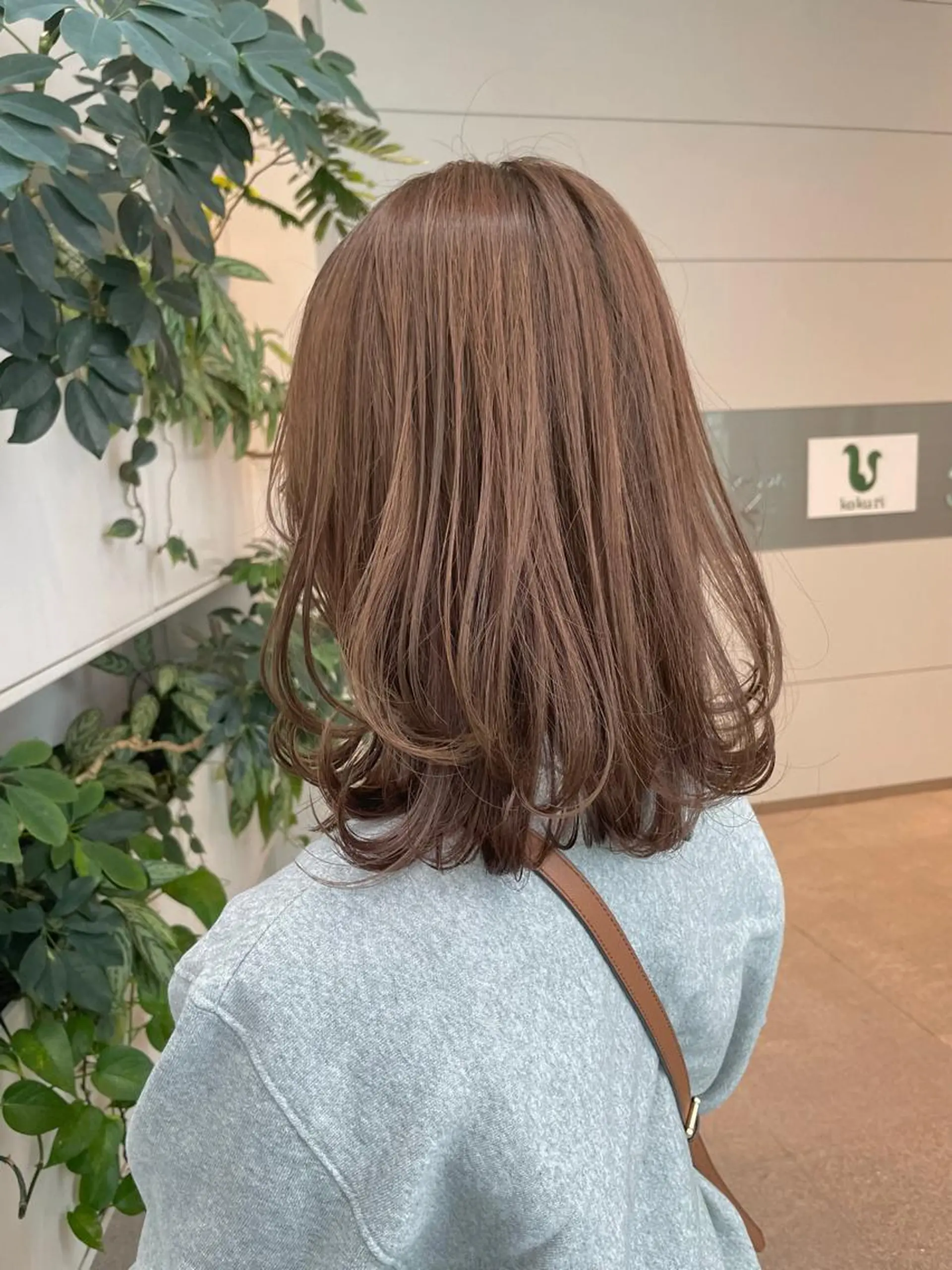 ミディアム ヘアカラー トリートメント 完全個室サロン💐 代表取締役💐梶谷のヘアスタイル