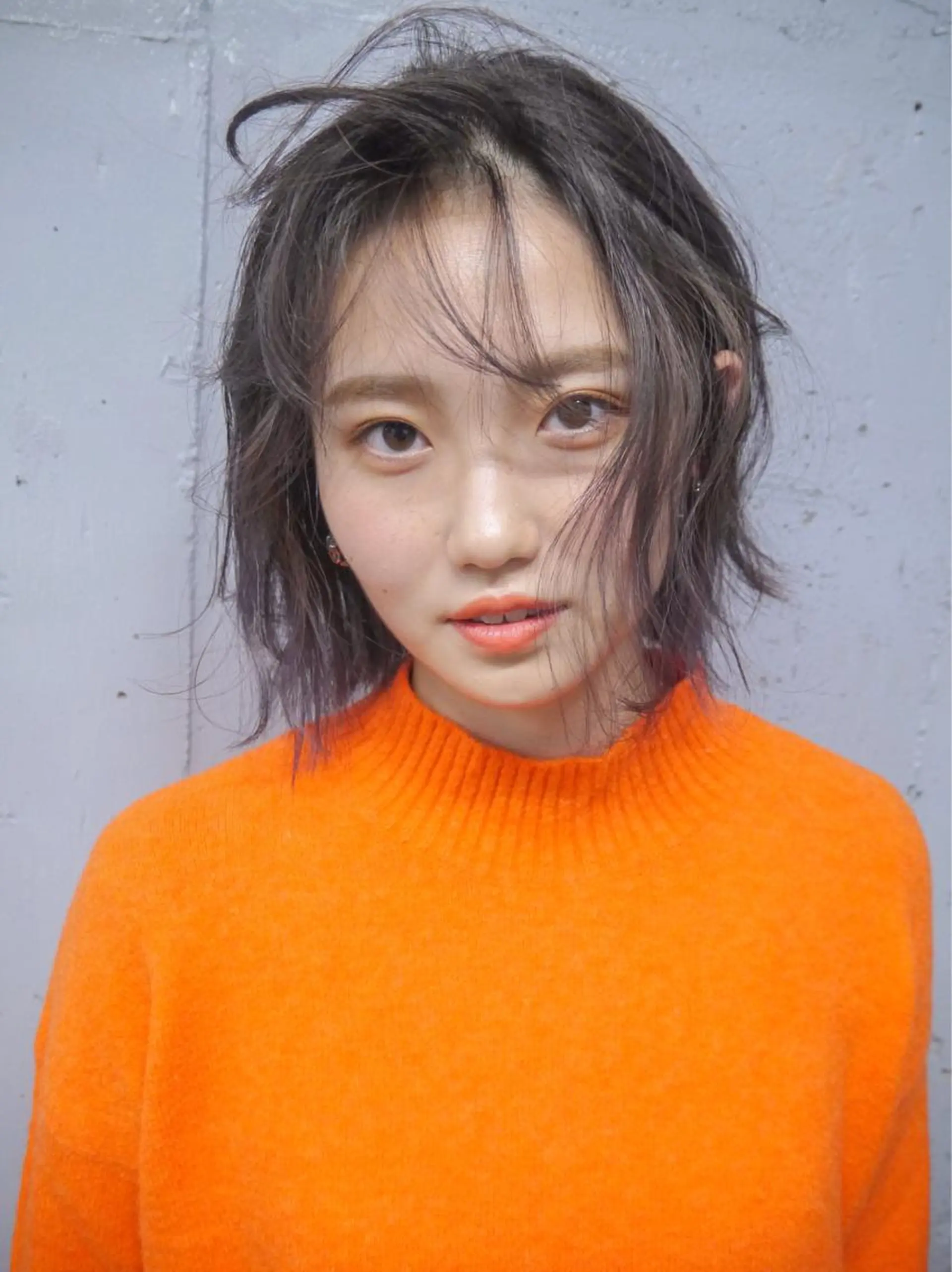 ミディアム ヘアカラー トリートメント nessヤマサキ リュウタのヘアスタイル