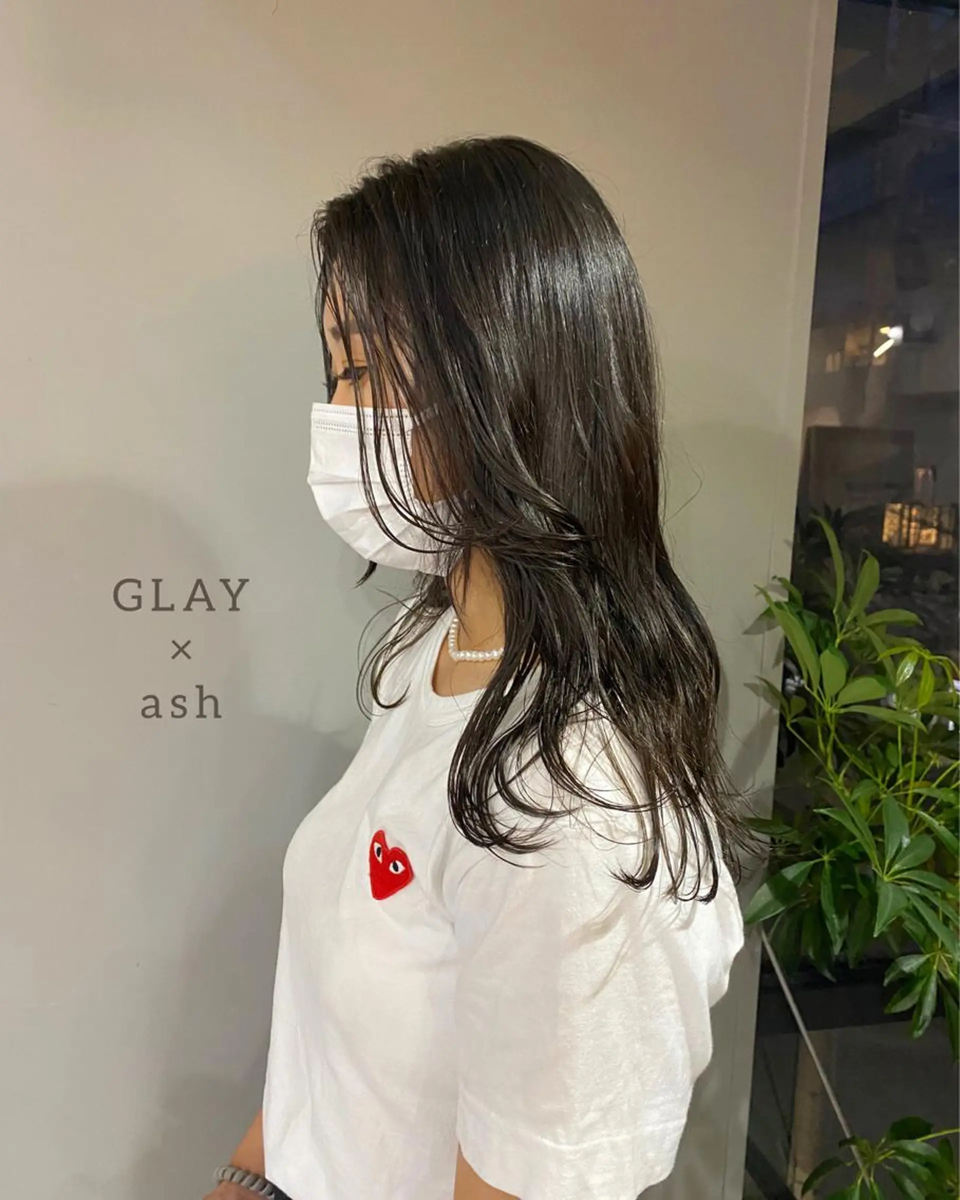 ロング カラー ヘアアレンジ アッシュ アッシュグレー ヘアカラー ボブ /ニュアンス/ satomi🧸💖のヘアスタイル