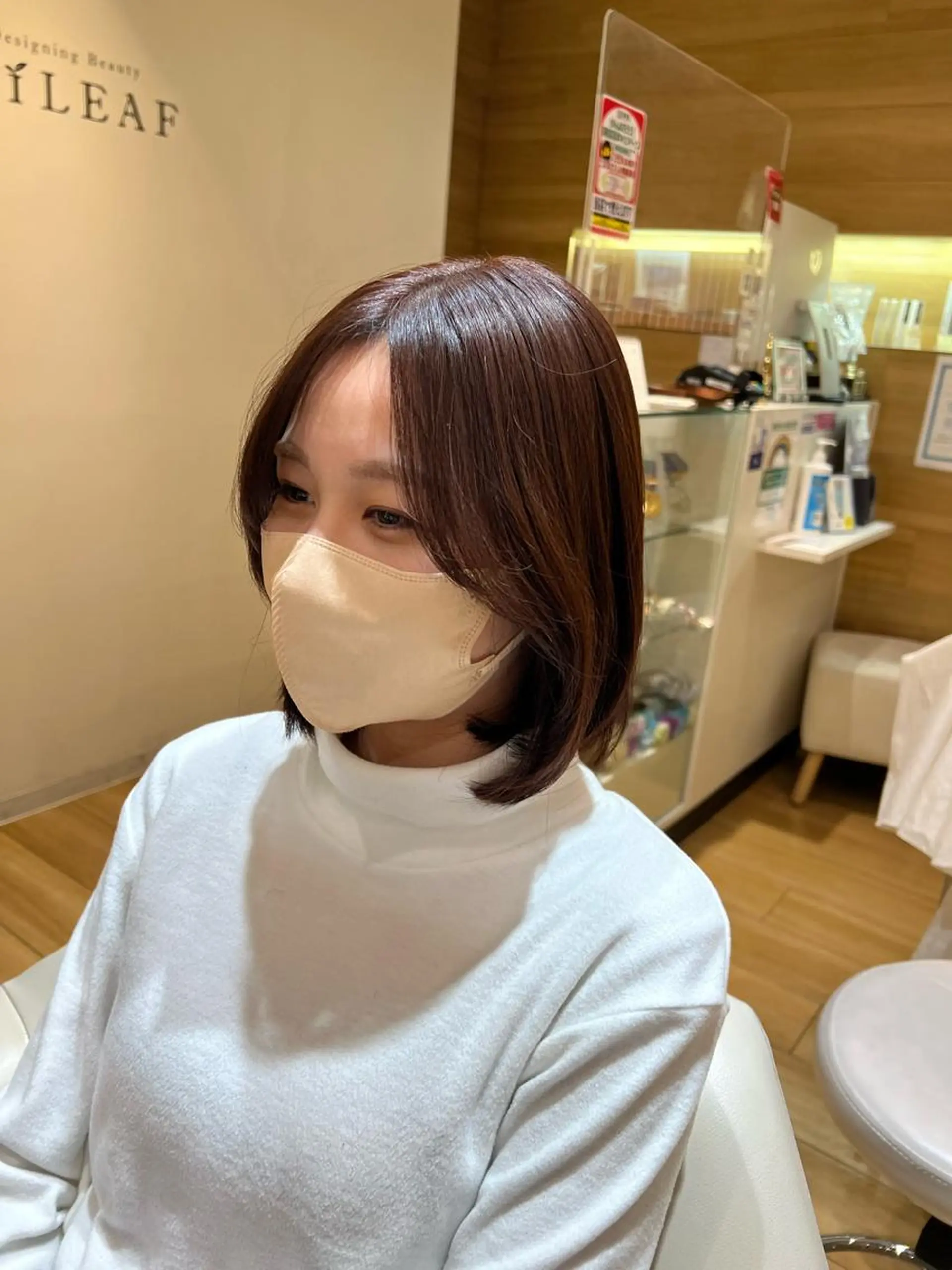 ミディアム カラー オレンジ 全国1位🥇世界5位 小野田　礼花のヘアスタイル