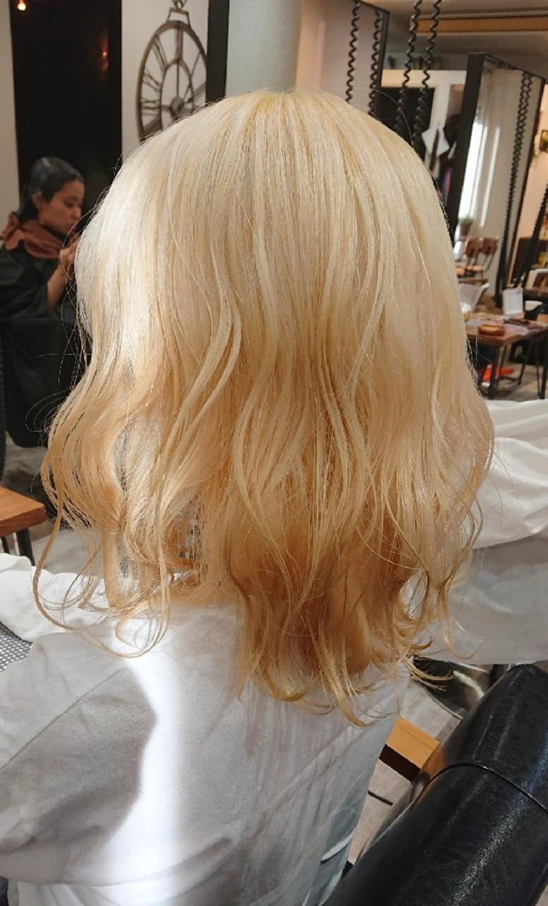 ミディアム カラー ブロンド ACROあべの店所属・艶カラー/インナー /グラデ/大西小百合のヘアスタイル